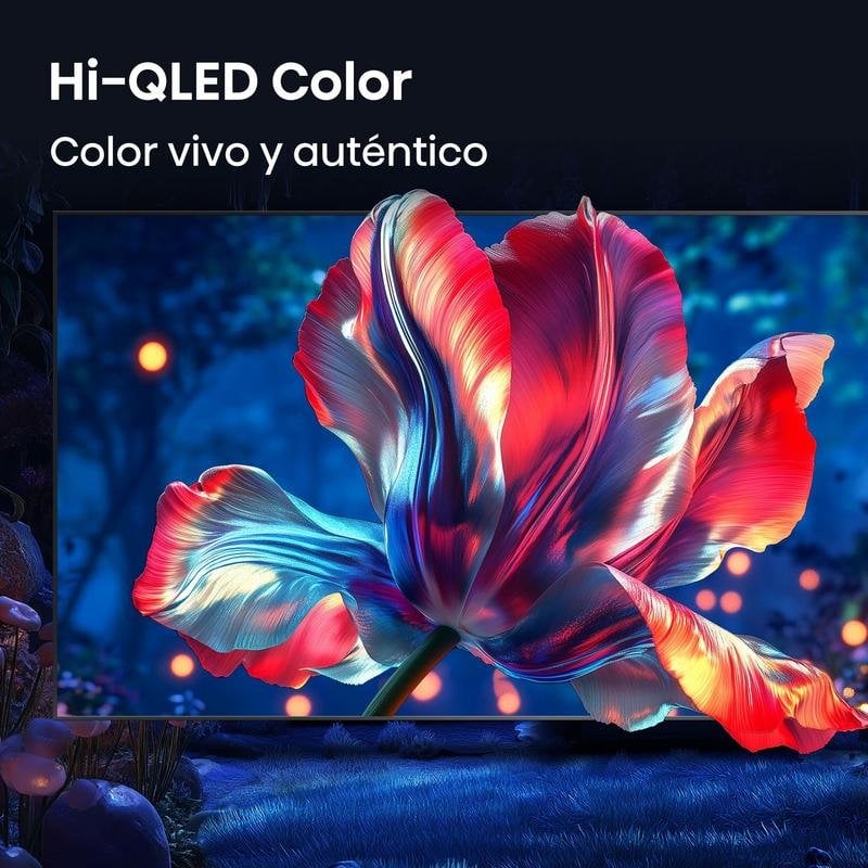 Detalle 2 de Hisense 55E7S PRO: TV QLED 55" 4K, 144 Hz y HDR para gaming y cine en casa