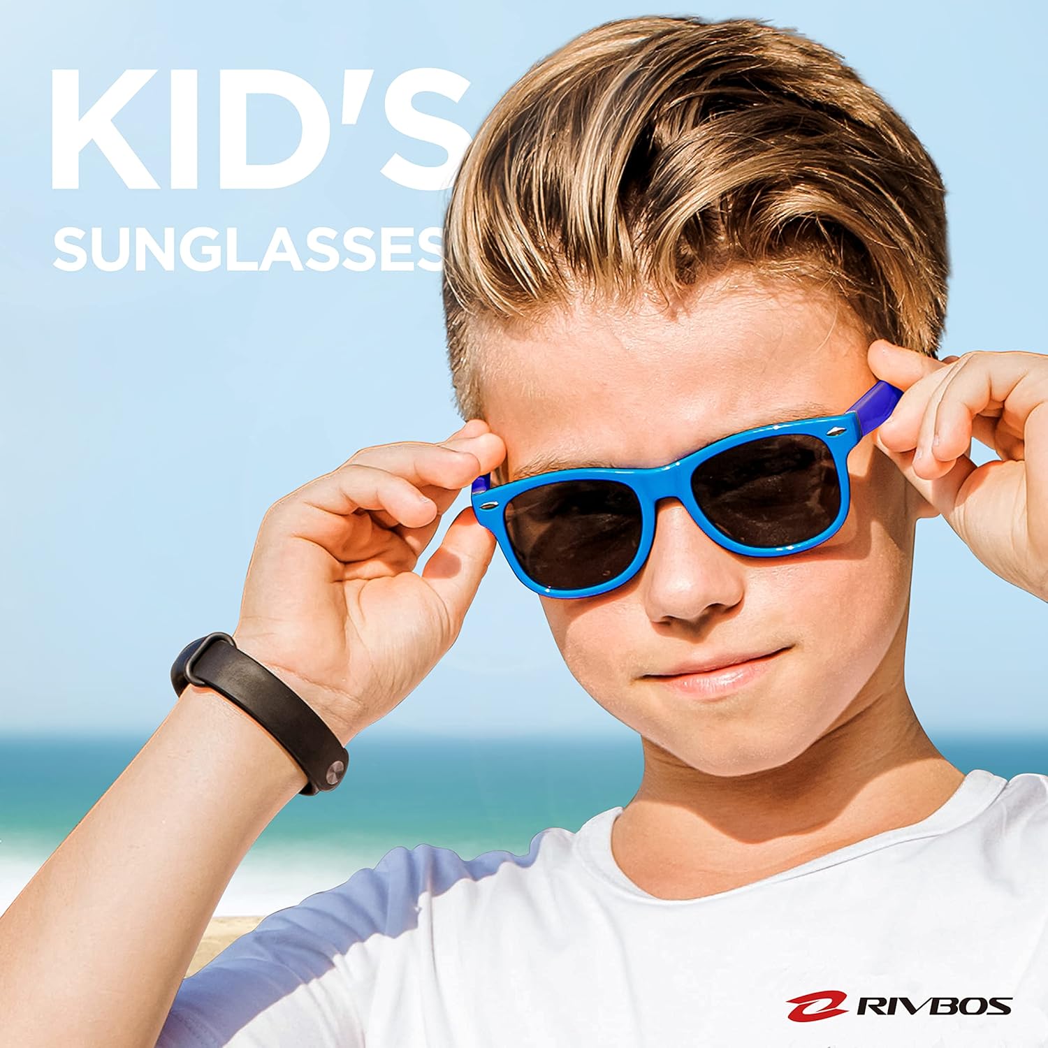 Thumbnail 1 de RIVBOS Kids Polarized Sunglasses UV400 3-10