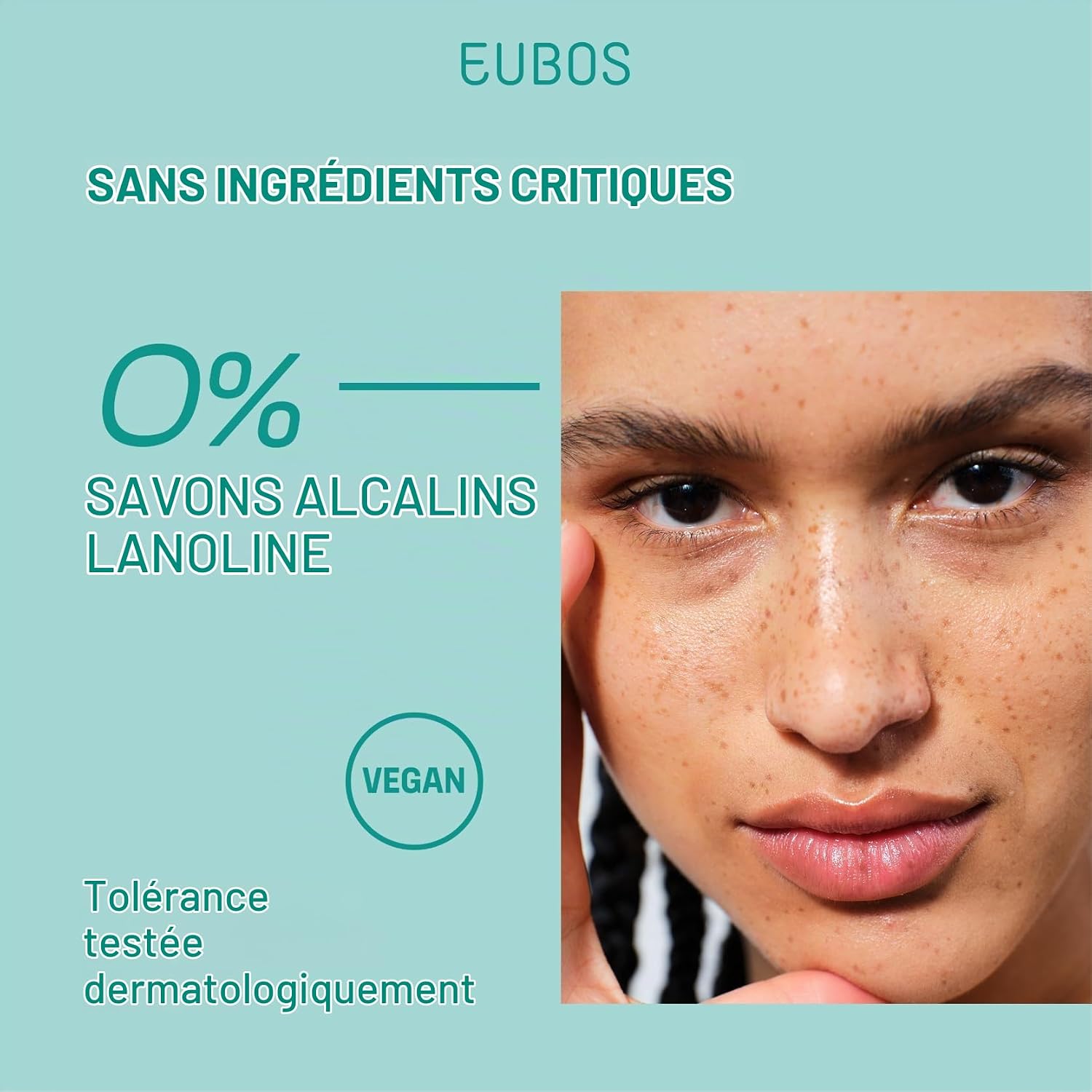 Detalle de EUBOS SENSITIVE Douche & Crème 200 ml voor dagelijkse reiniging