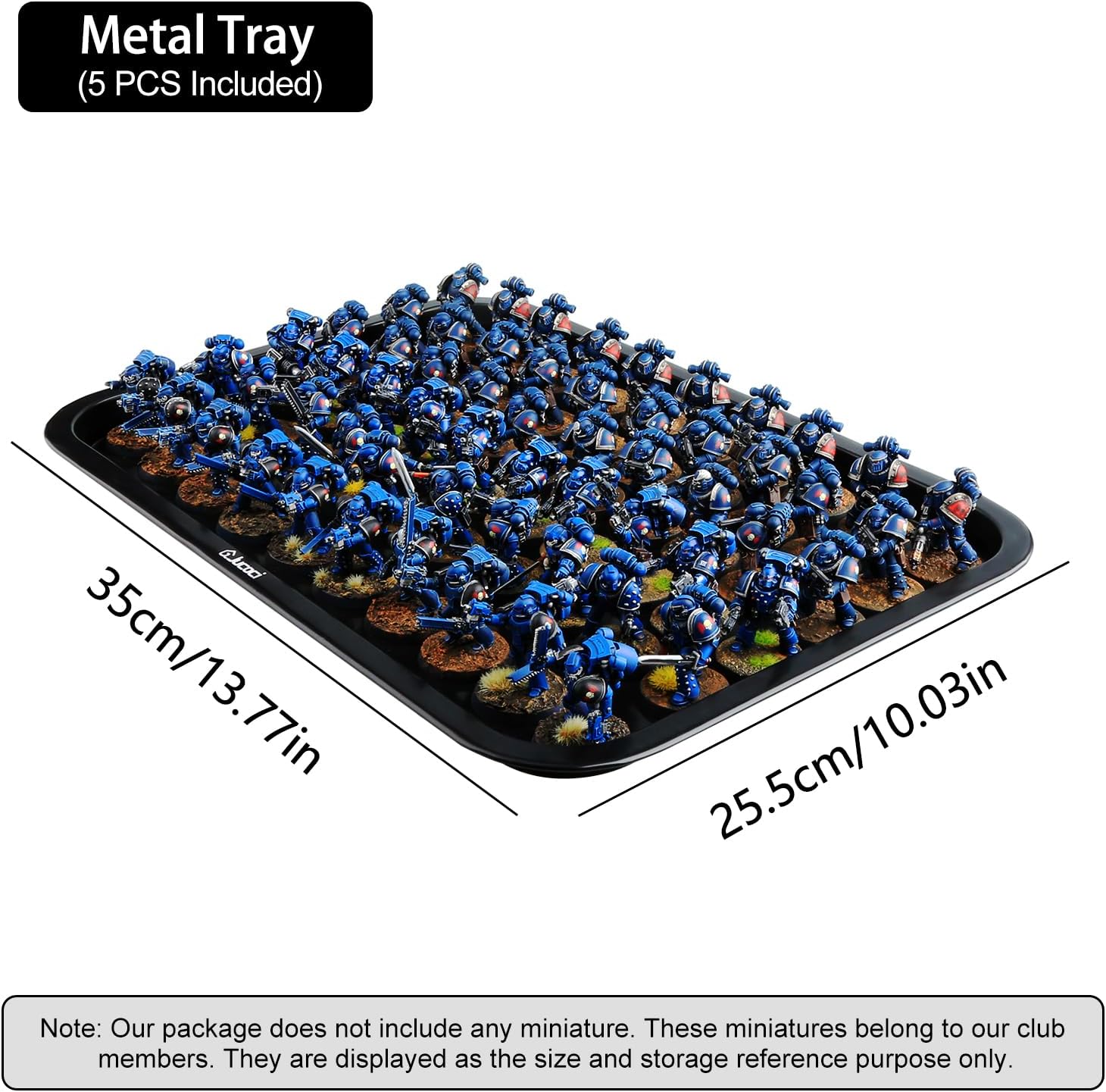 Thumbnail 4 de Jucoci miniatures storage case with LED light (large size, with 5 magnetic metal trays)