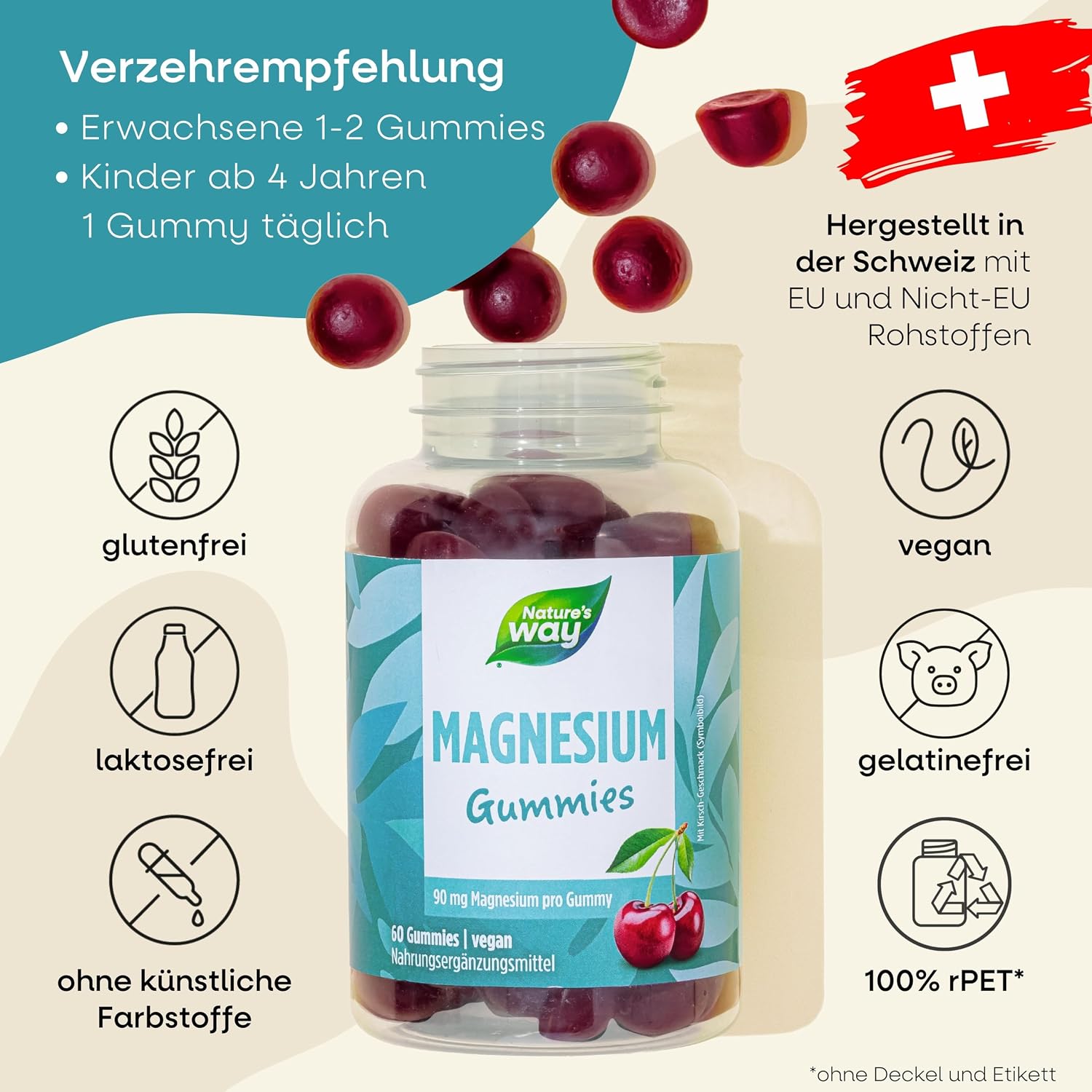 Thumbnail 4 de Magnesium Gummies 180 mg hochdosiert đź’Š