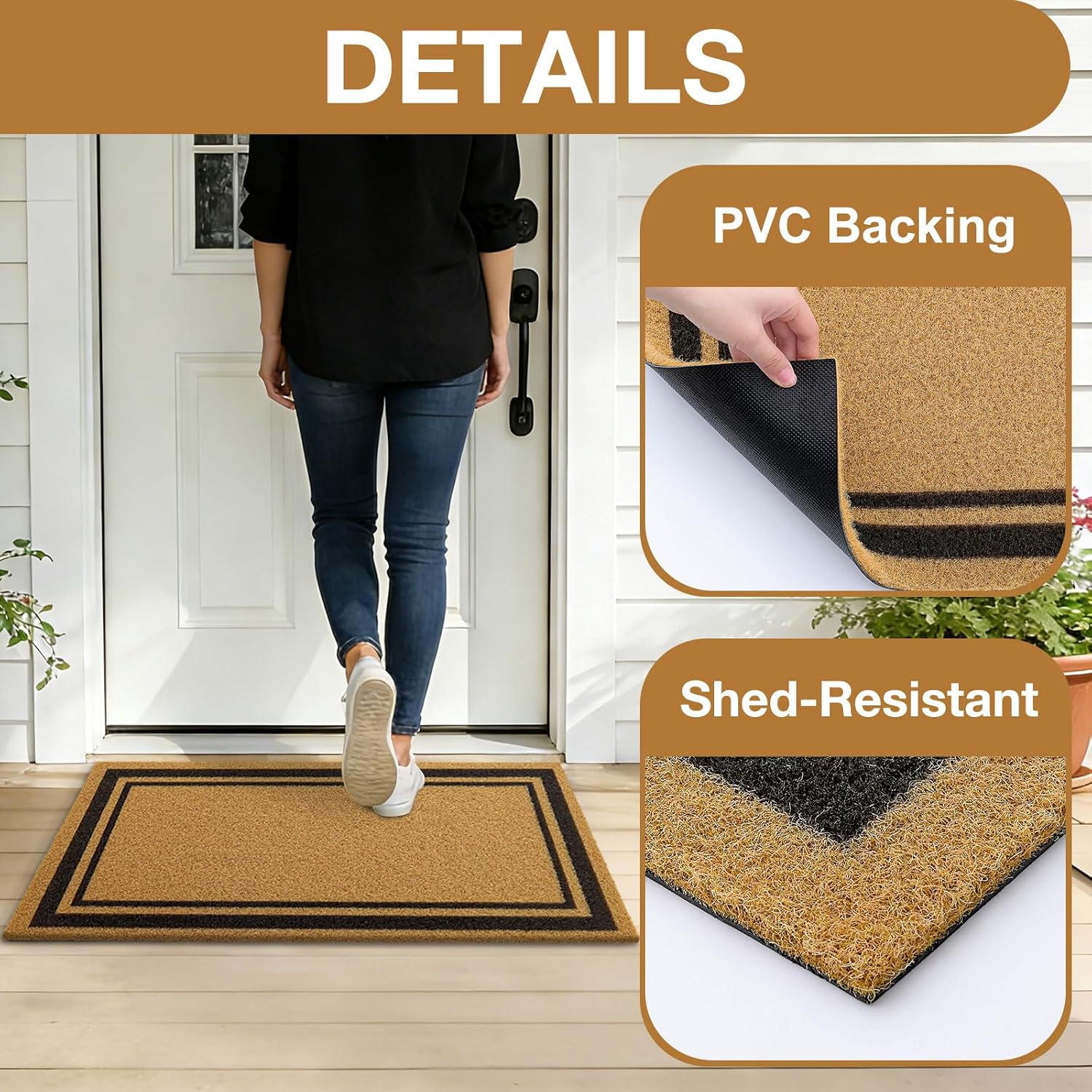Detalle 2 de OLANLY Doormat 71x47