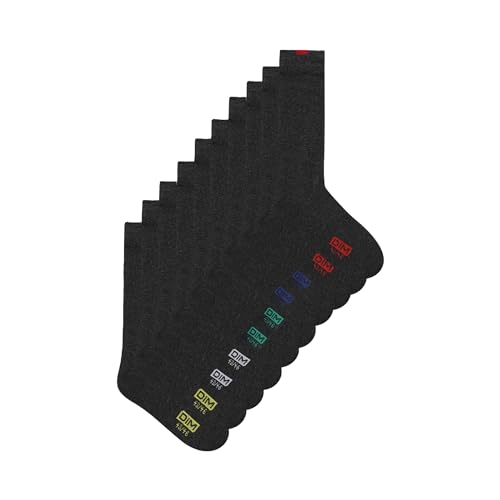 Detalle de DIM Homme – Chaussettes Ecodim x5 : coton doux et talons/pointes renforcés pour le quotidien