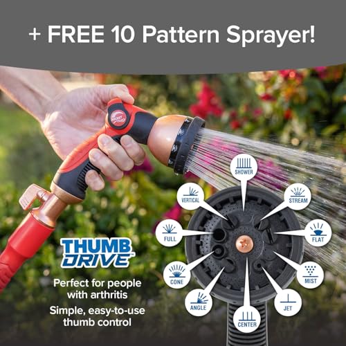 Thumbnail 8 de Pocket Hose Ballistic Double UV Edition 50 FT Expandable Garden Hose with Pocket Pivot Swivel Connector