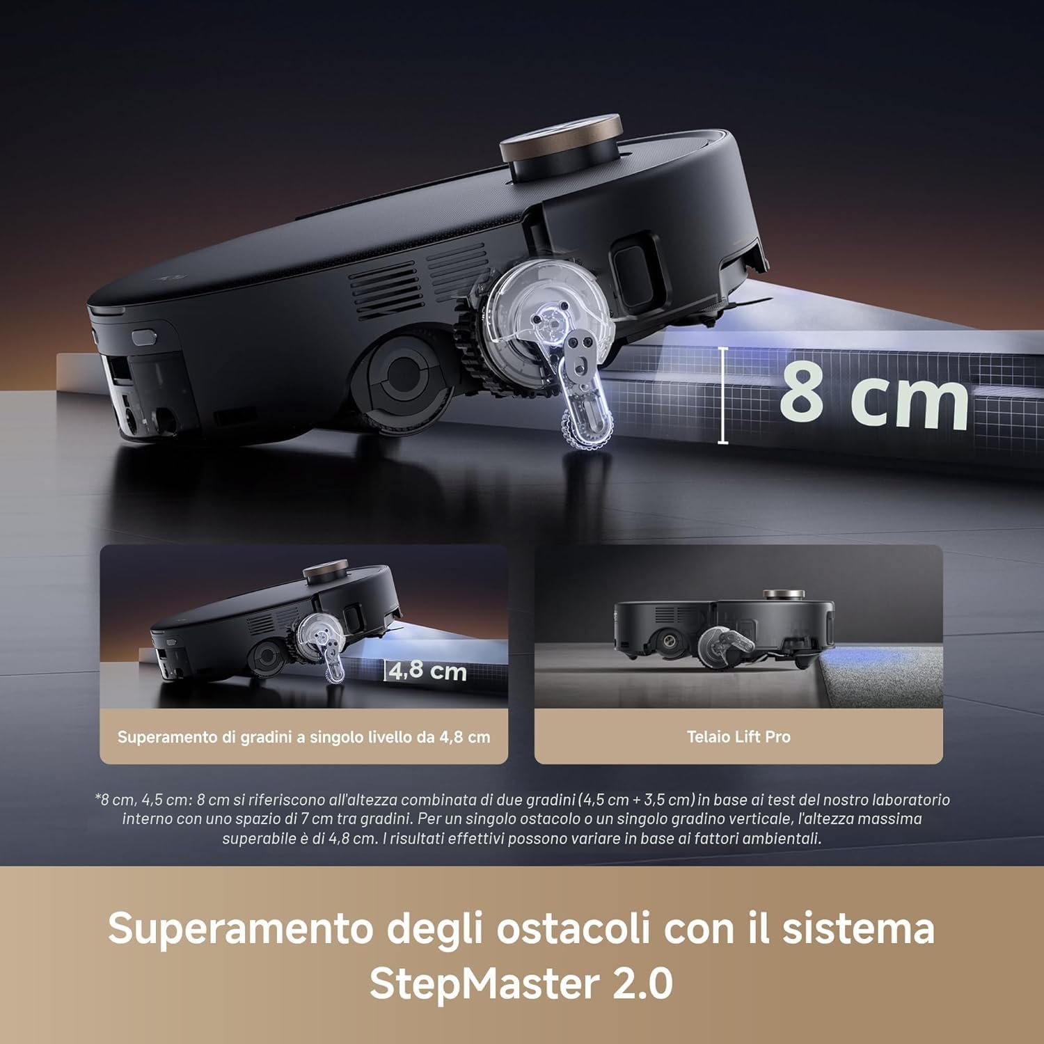 Thumbnail 5 de Mova Z60 Ultra Roller Complete: robot aspirapolvere lavapavimenti 2 in 1, 28000 Pa e lavaggio HydroForce