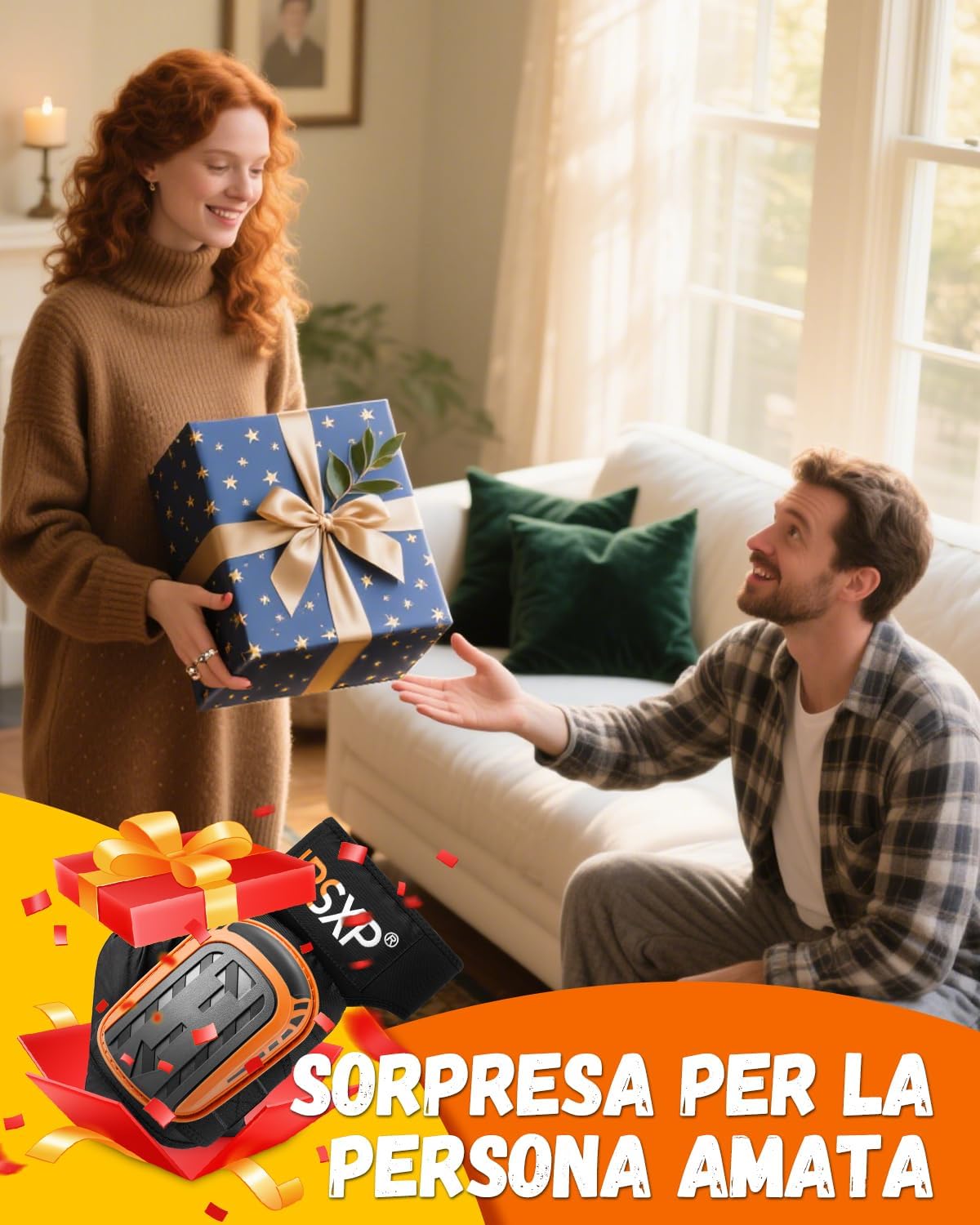 Thumbnail 6 de IPSXP Ginocchiere professionali con doppio cuscino in gel per piastrellista, giardinaggio e costruzione