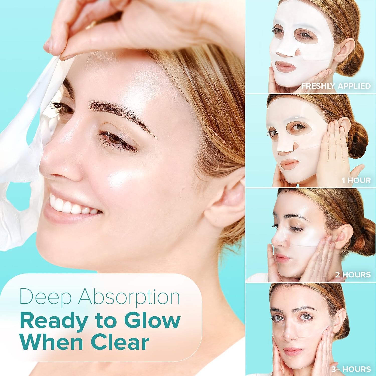 Detalle de Ebanel Bio Collagen Face Mask 4-Pack