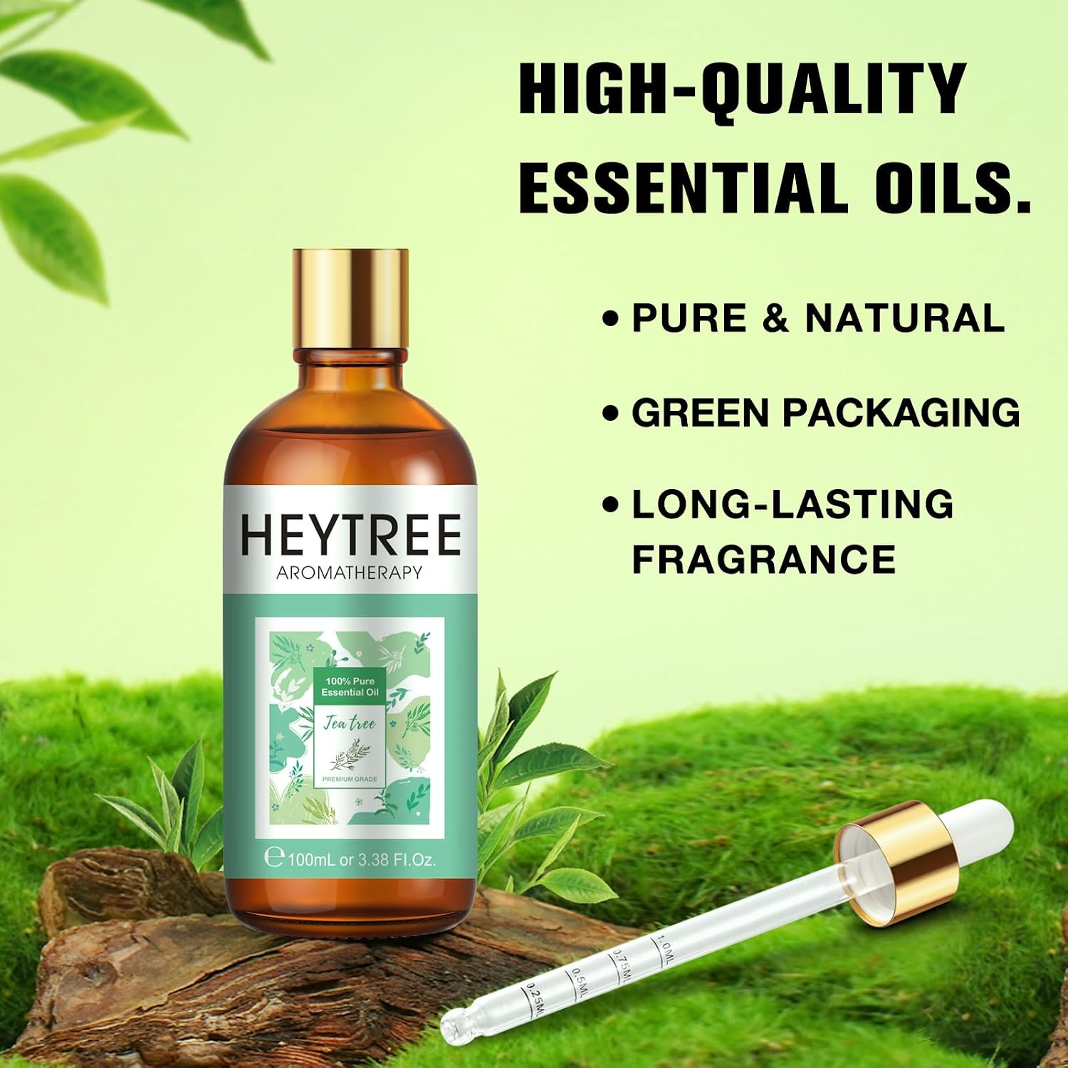 Detalle de Tea tree essential oil 100 ml for skin