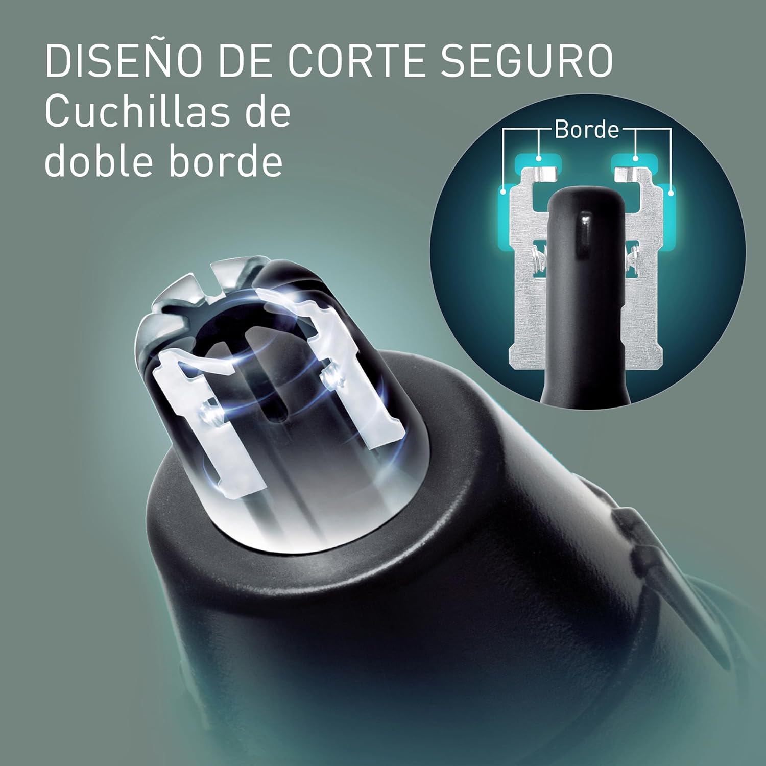 Thumbnail 3 de Panasonic ER-GN30-K503 recortadora nasal 0,5 mm