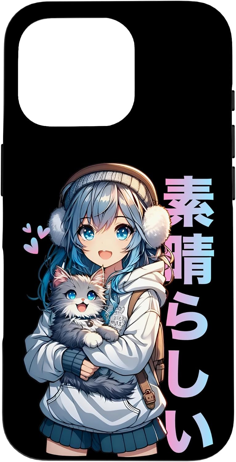 Detalle de Mignon Anime Fille coque iPhone 16 Pro