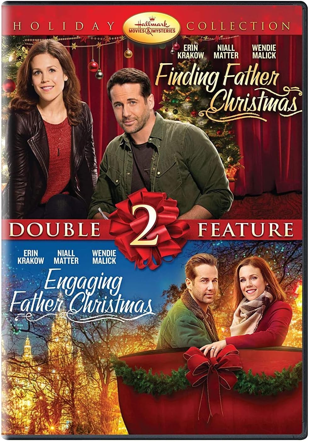 Detalle de Hallmark 223735 Holiday Collection Double Feature DVD: Two Father Christmas Films