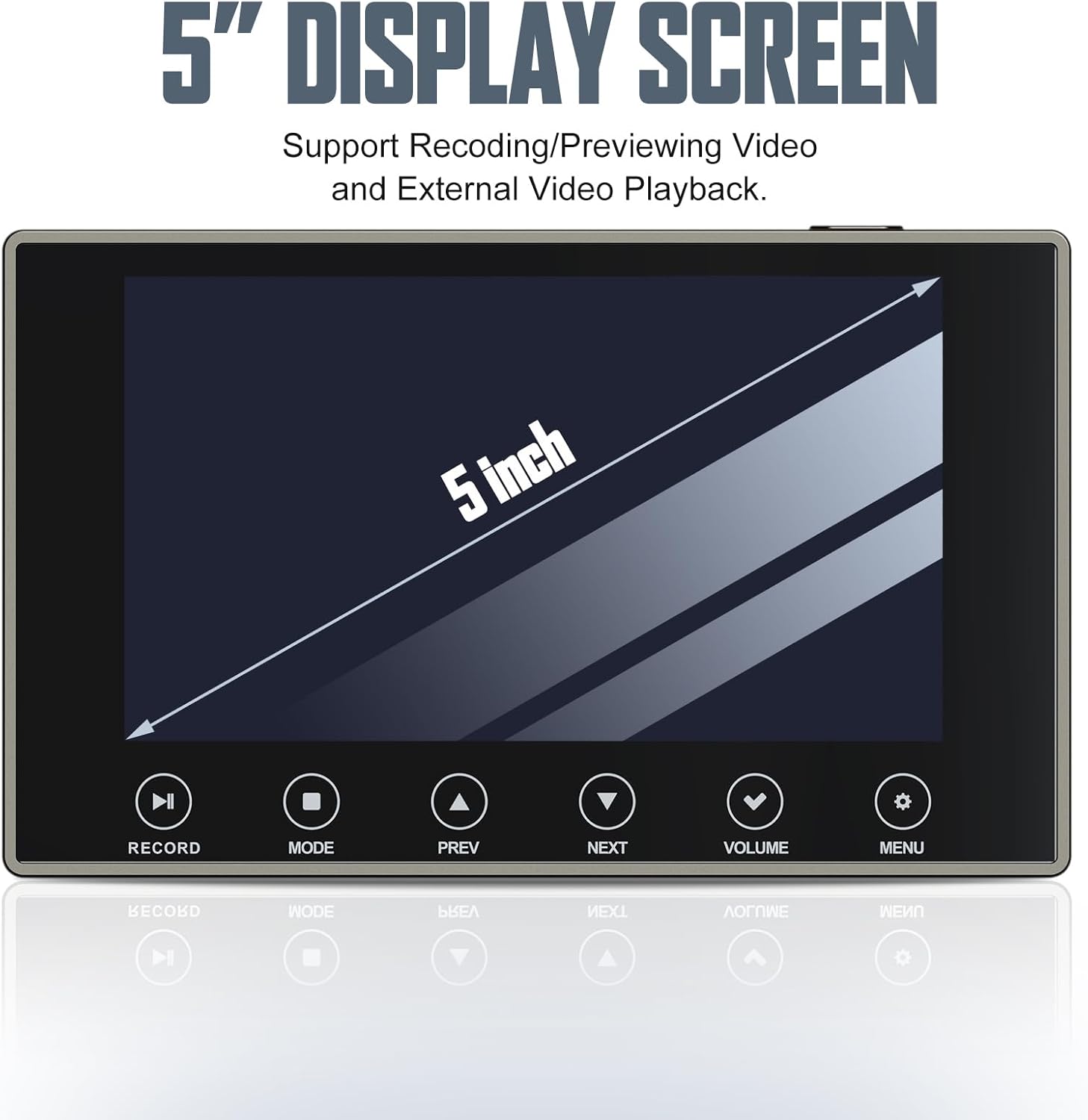 Detalle de DigitPro VHS to Digital Converter 3.0 with 5" Screen (VCR/Hi8/Mini DV to MP4, 4K)