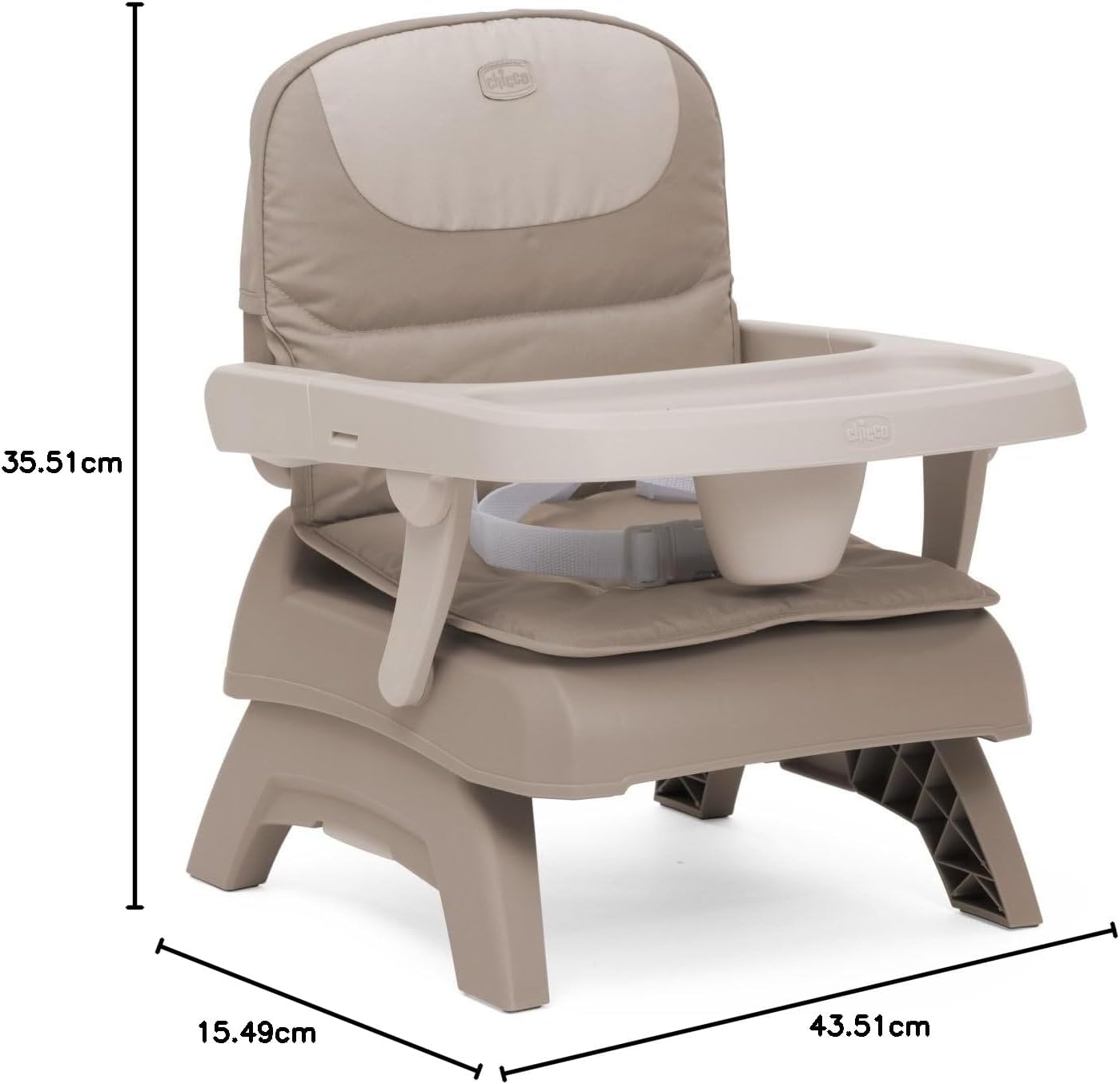 Detalle de Chicco Bento Rialzo Sedia per Bambini 6-36 Mesi: Seggiolino Pappa da Tavolo, Portatile e Regolabile