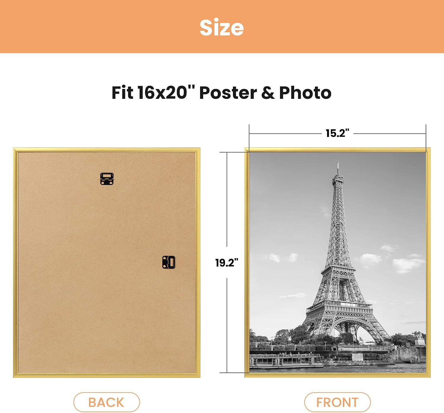 Detalle 2 de upsimples Poster Frames, 16 x 20