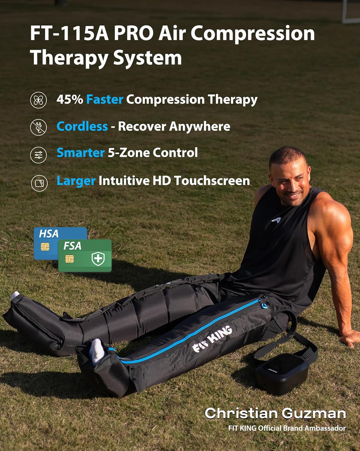 Thumbnail 1 de FIT KING Leg Massager Boots 🚶