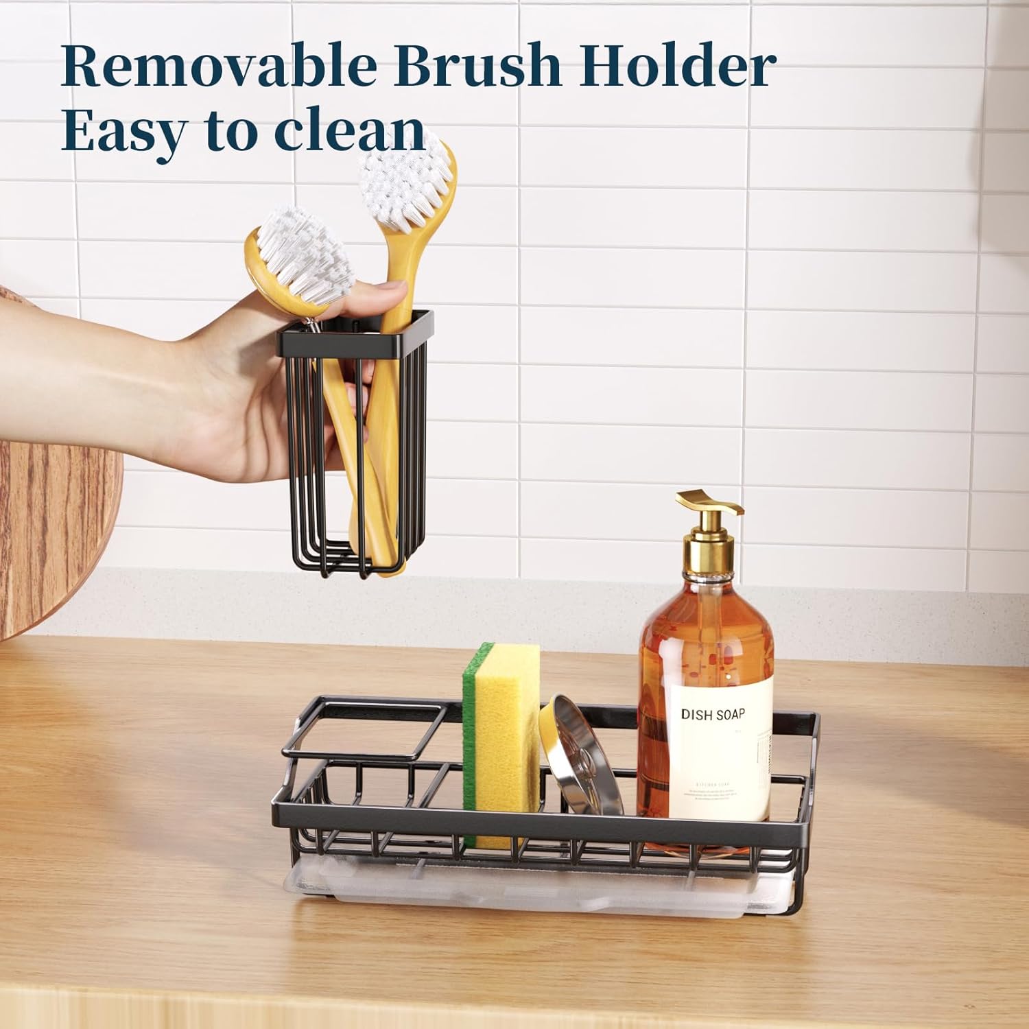 Detalle 2 de Consumest Sponge Holder for Kitchen Sink organizer 🧽