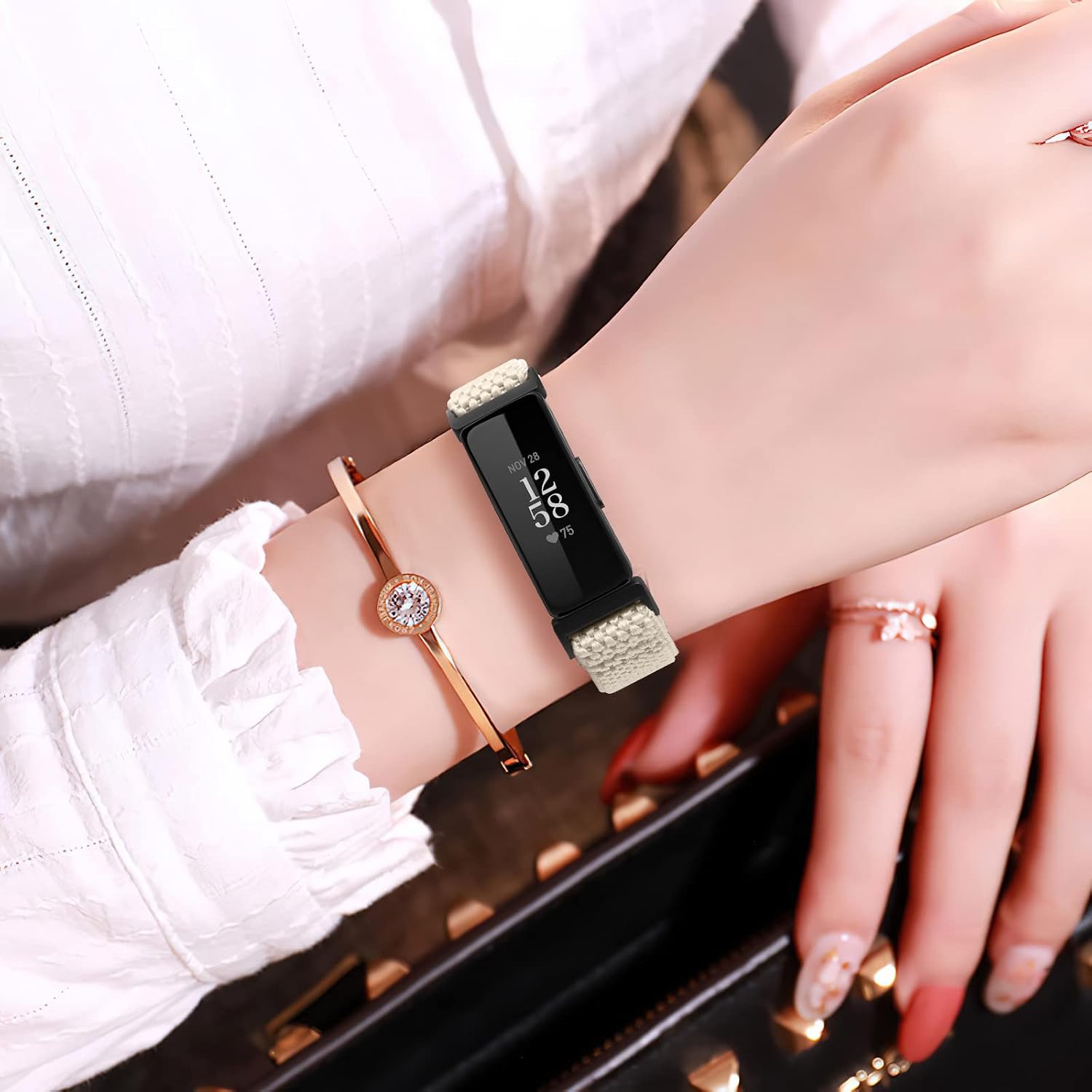 Thumbnail 5 de SHIJZWD Adjustable Elastic Strap for Fitbit Inspire 3