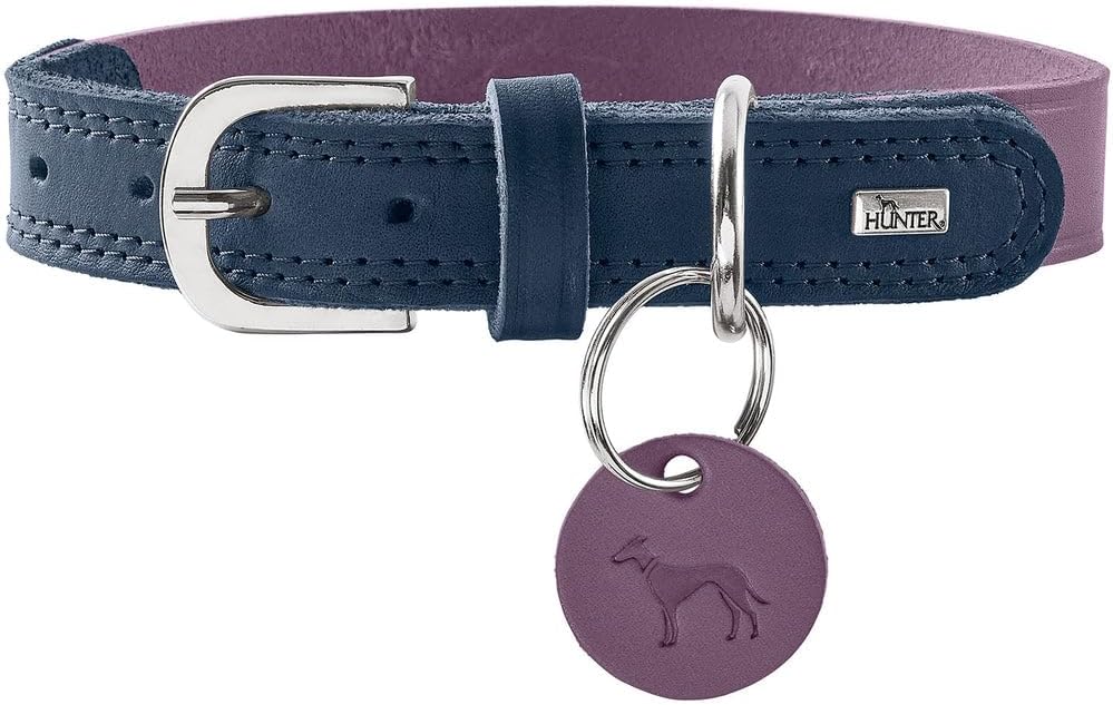 Thumbnail 5 de Hunter Hundehalsband LEMVIG aus Leder (orange/dunkelbraun), Größe 45 – Made in Germany