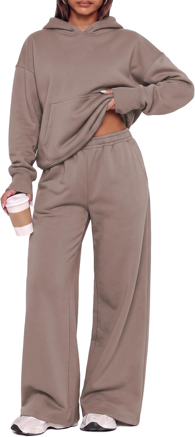 Thumbnail 6 de Women's 2-Piece Lounge Set in Cotton-Polyester Fleece