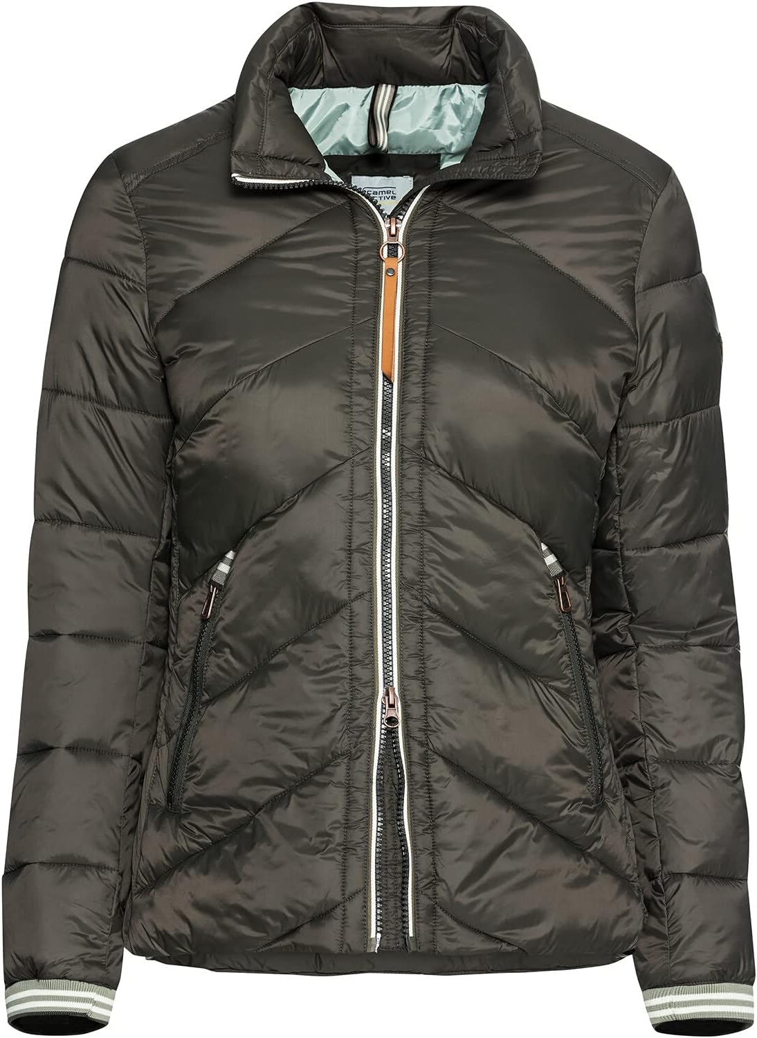 Detalle de camel active Womenswear Damen 3309906E50 Jacke – wasserabweisend & winddicht