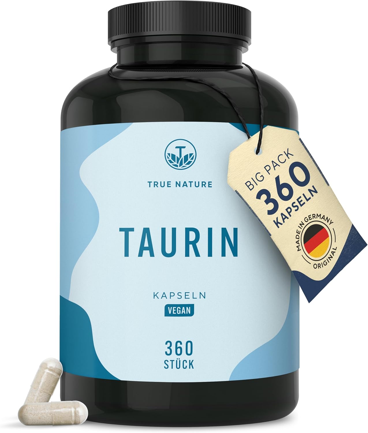 Detalle de TRUE NATURE Taurin Kapseln 360 Stück