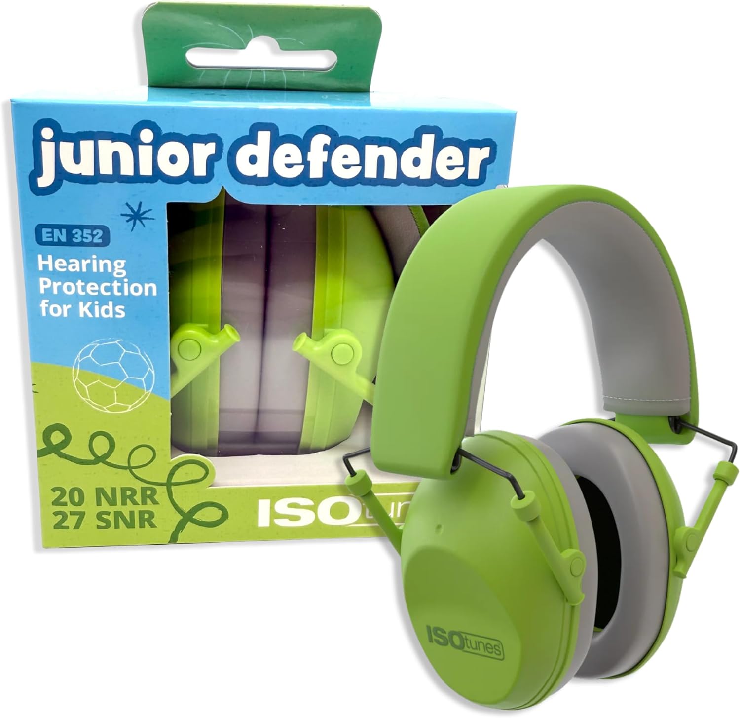 Thumbnail 1 de ISOtunes Junior Ear Defenders for Kids: Comfortable Noise-Cancelling Headphones with Flexible Fit