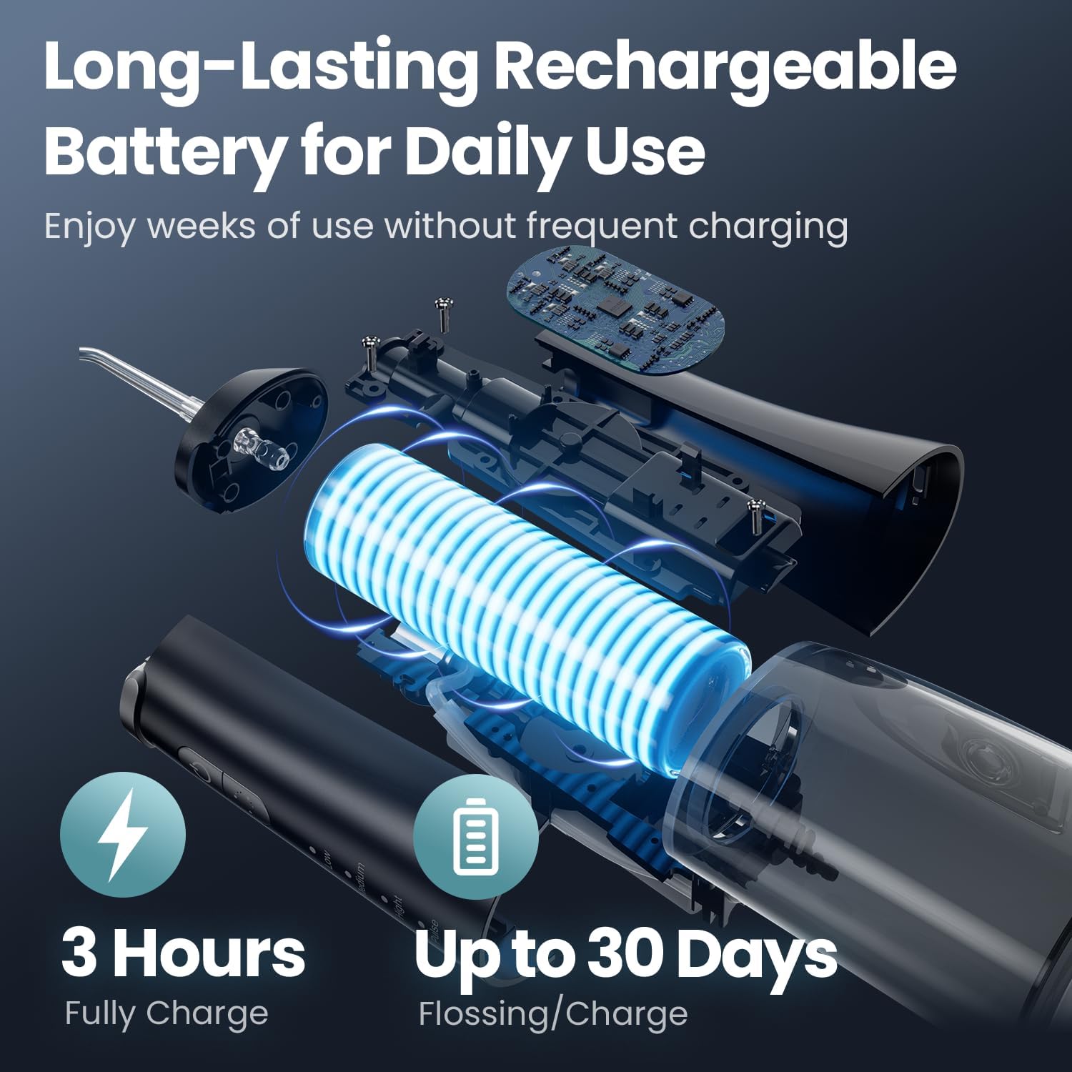 Thumbnail 5 de Onlyone Rechargeable Cordless Water Flosser 1