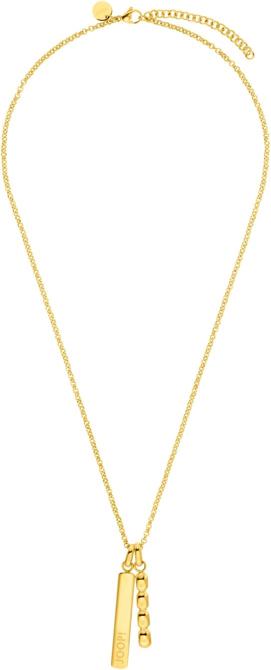 Thumbnail 1 de JOOP! Damen-Halskette aus Edelstahl mit Barren-Anhänger und Längenverstellung (50+5 cm) – im Schmuck-Geschenkkarton