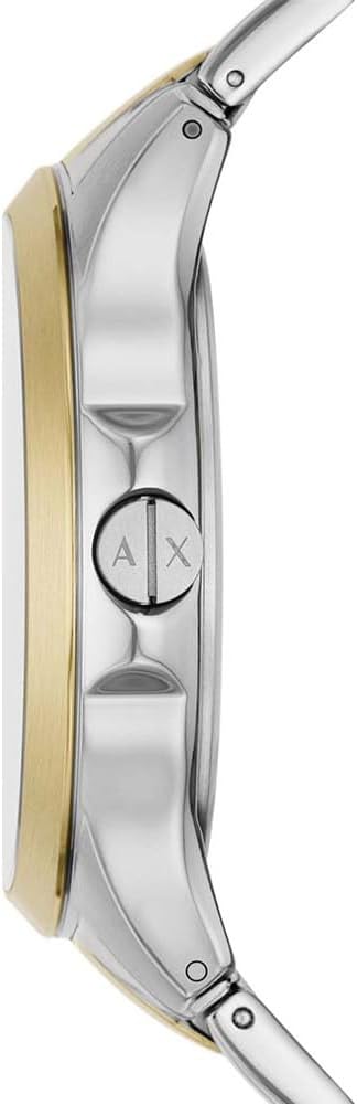 Thumbnail 3 de Armani Exchange Montre pour Hommes – Mouvement Date à Trois Aiguilles, Ø46 mm, Bracelet acier inoxydable bicolore