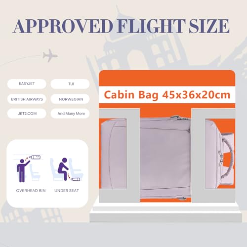 Thumbnail 1 de Yankony 45x36x20 Underseat Cabin Bag for EasyJet and Short Trips