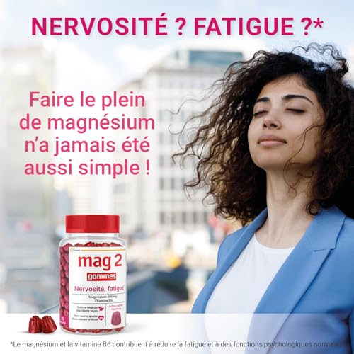 Detalle 2 de MAG 2 Gommes de magnésium, 45 gommes