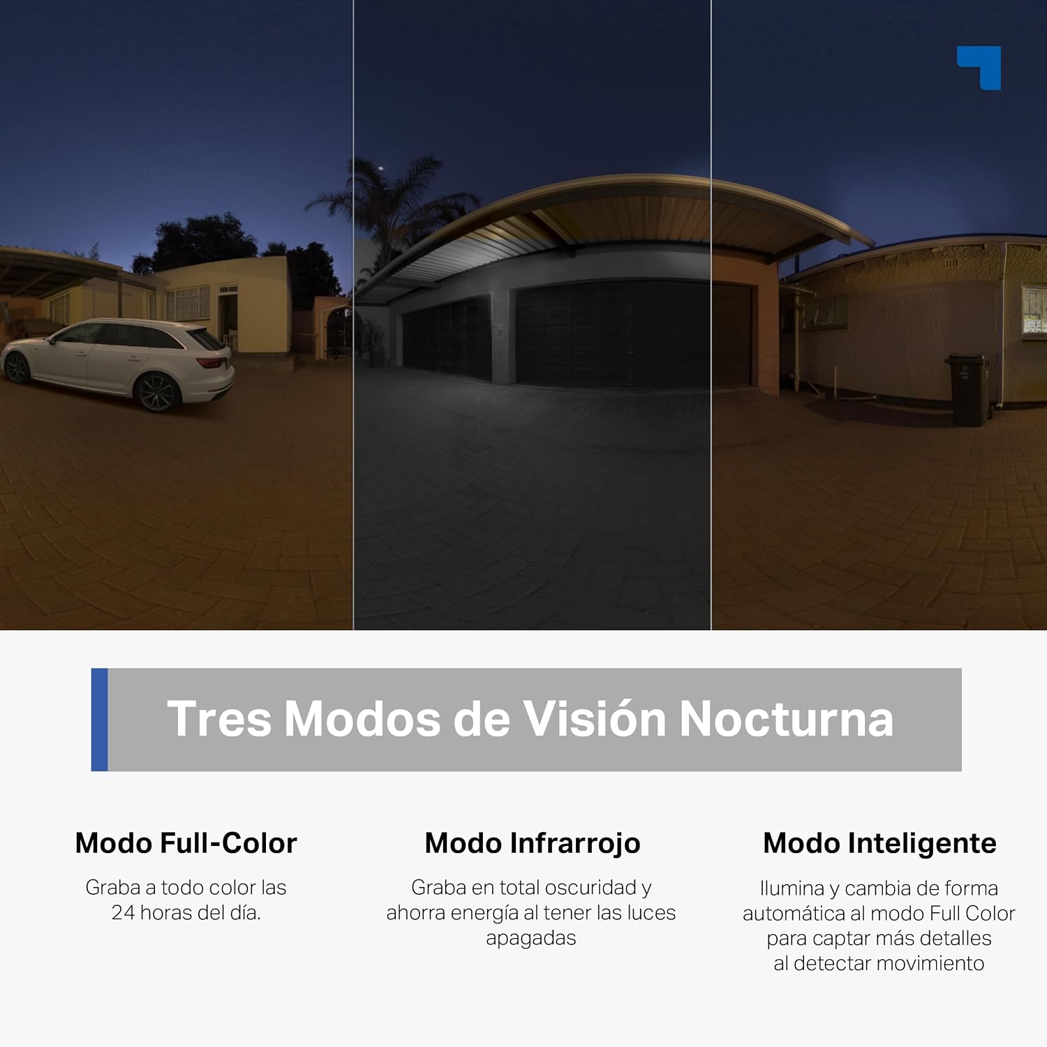 Thumbnail 3 de tapo C520WS - Cámara Vigilancia 360° Wi-Fi con Visión Nocturna 🌙