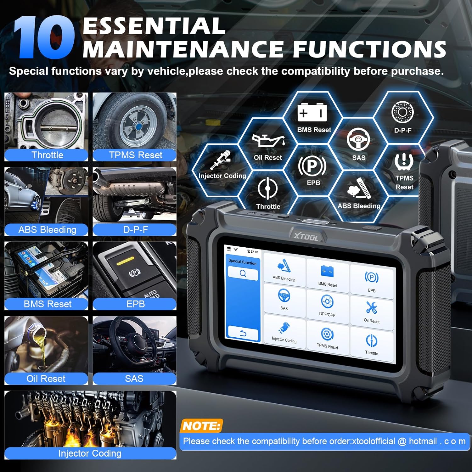 Thumbnail 2 de XTOOL D5 Car Code Reader with 10 Resets