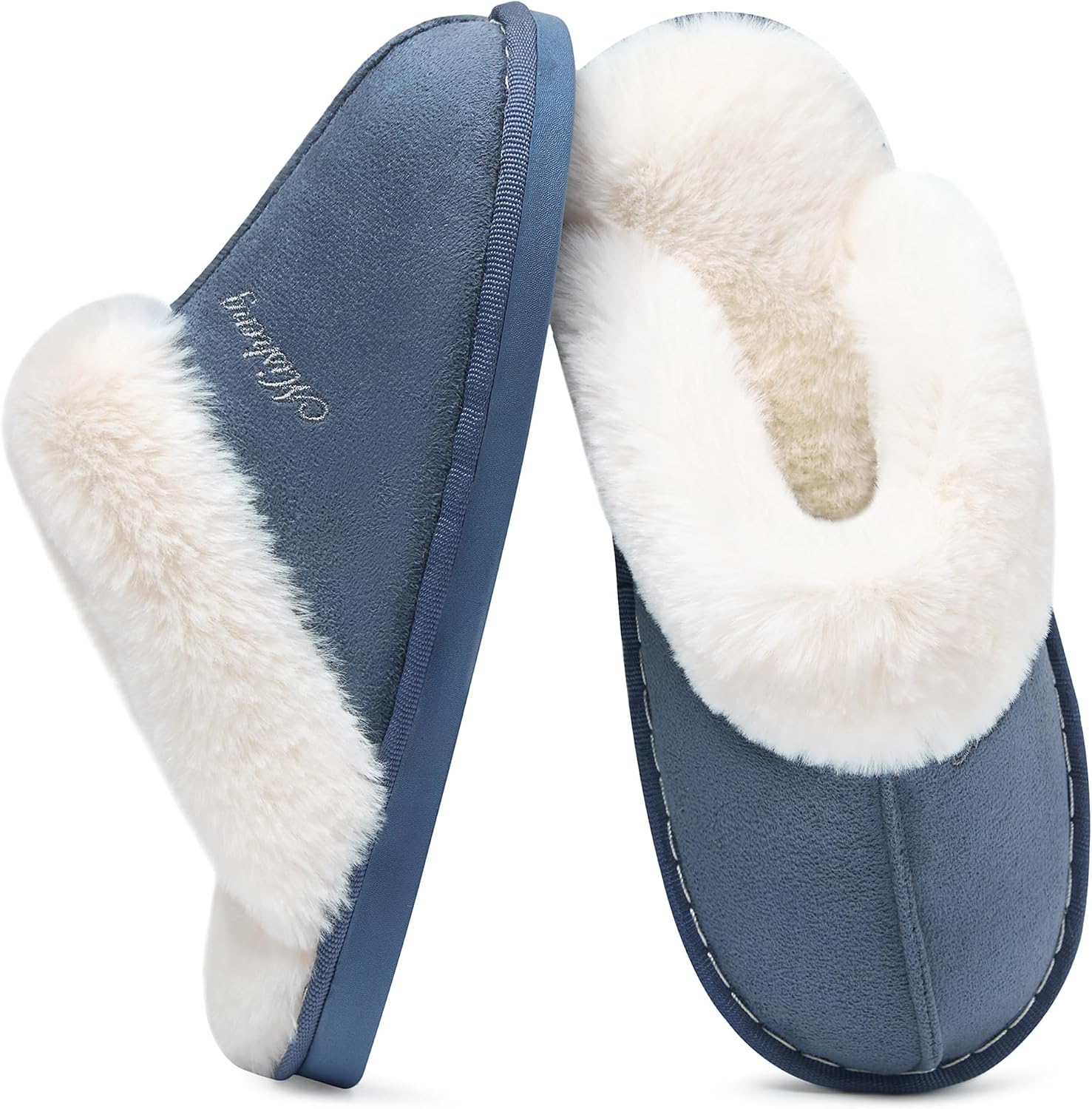 Detalle de Donpapa Chaussons mémoire de forme hiver