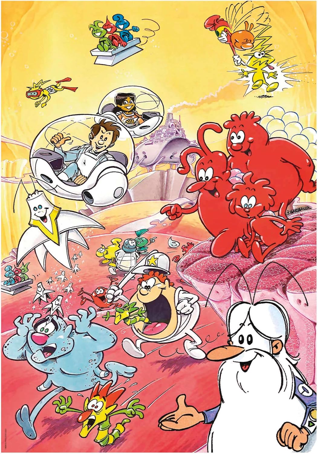 Thumbnail 1 de Puzzle enfant Educa « Une fois la vie, une fois… » 300 pièces (40 x 28 cm), dès 6 ans