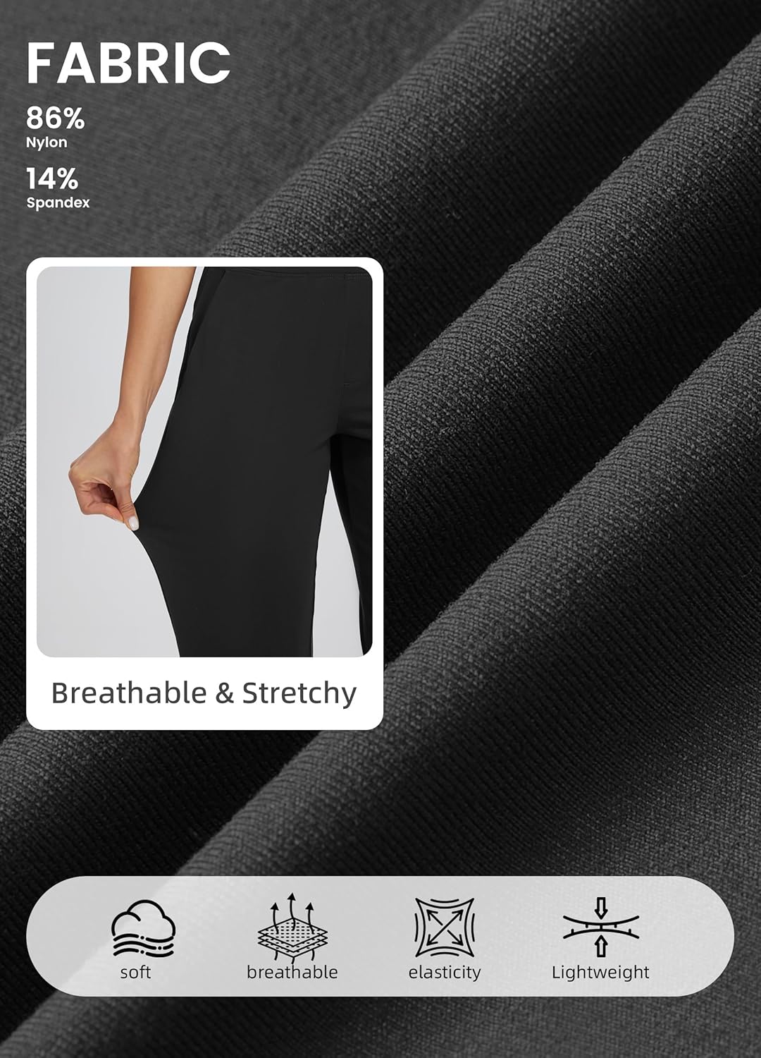 Thumbnail 5 de Libin Women's Golf Pants Stretchy Casual Travel Pant 7/8 Ankle with 4 Pockets