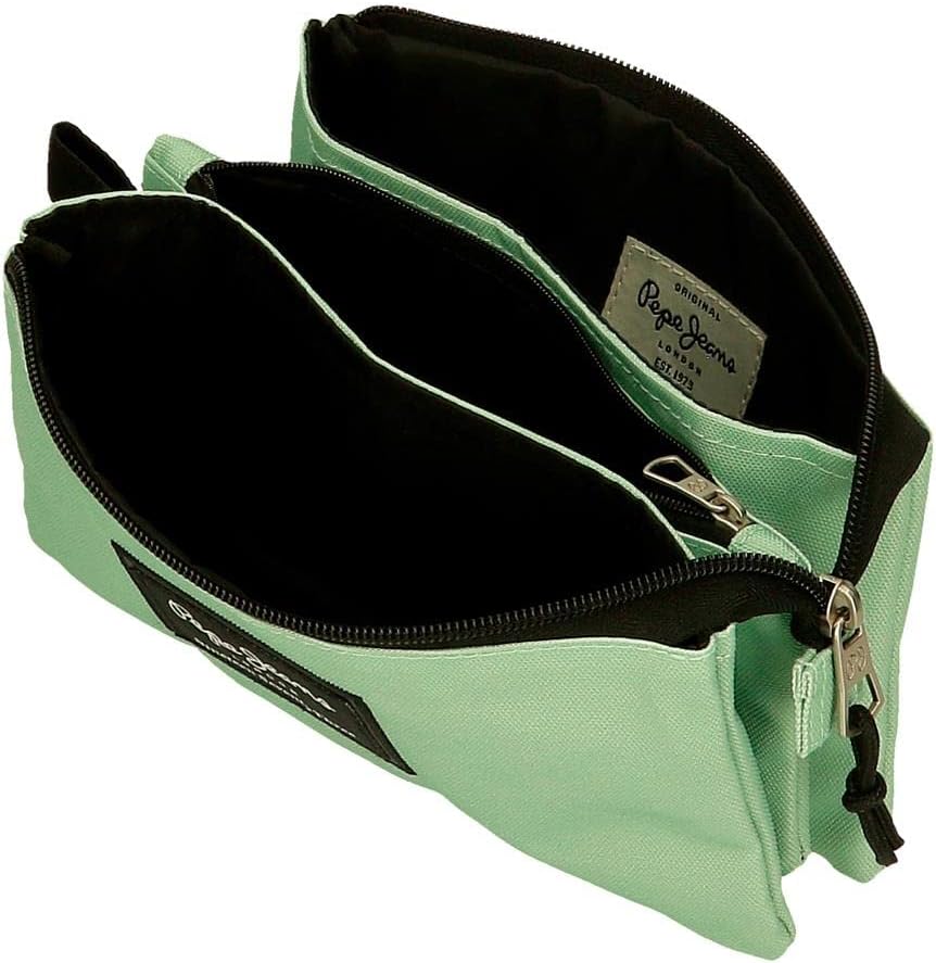 Detalle 2 de Pepe Jeans Aris astuccio triplo in poliestere, 22 x 12 x 5 cm