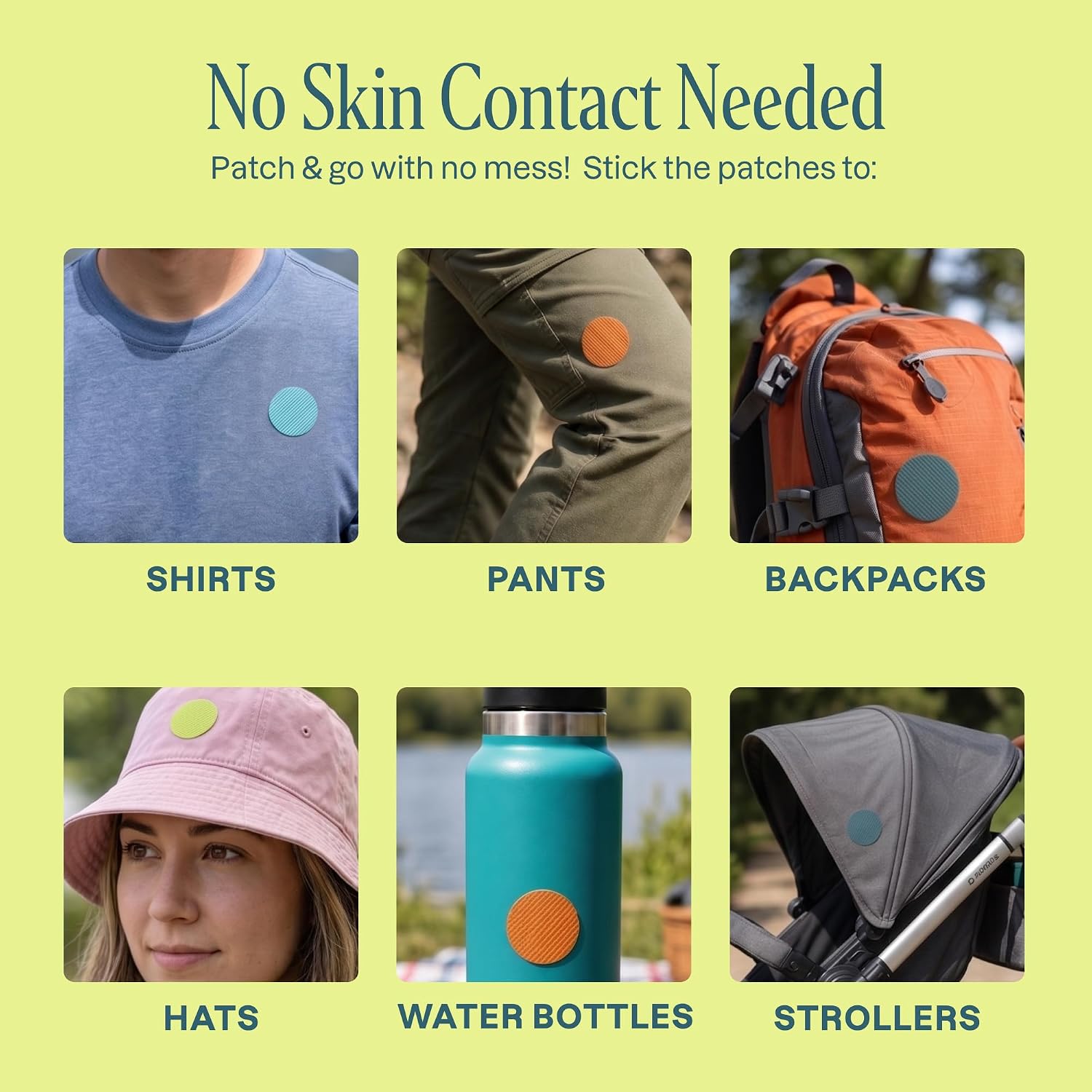 Detalle de Cliganic Mosquito Repellent Stickers 90-Pack