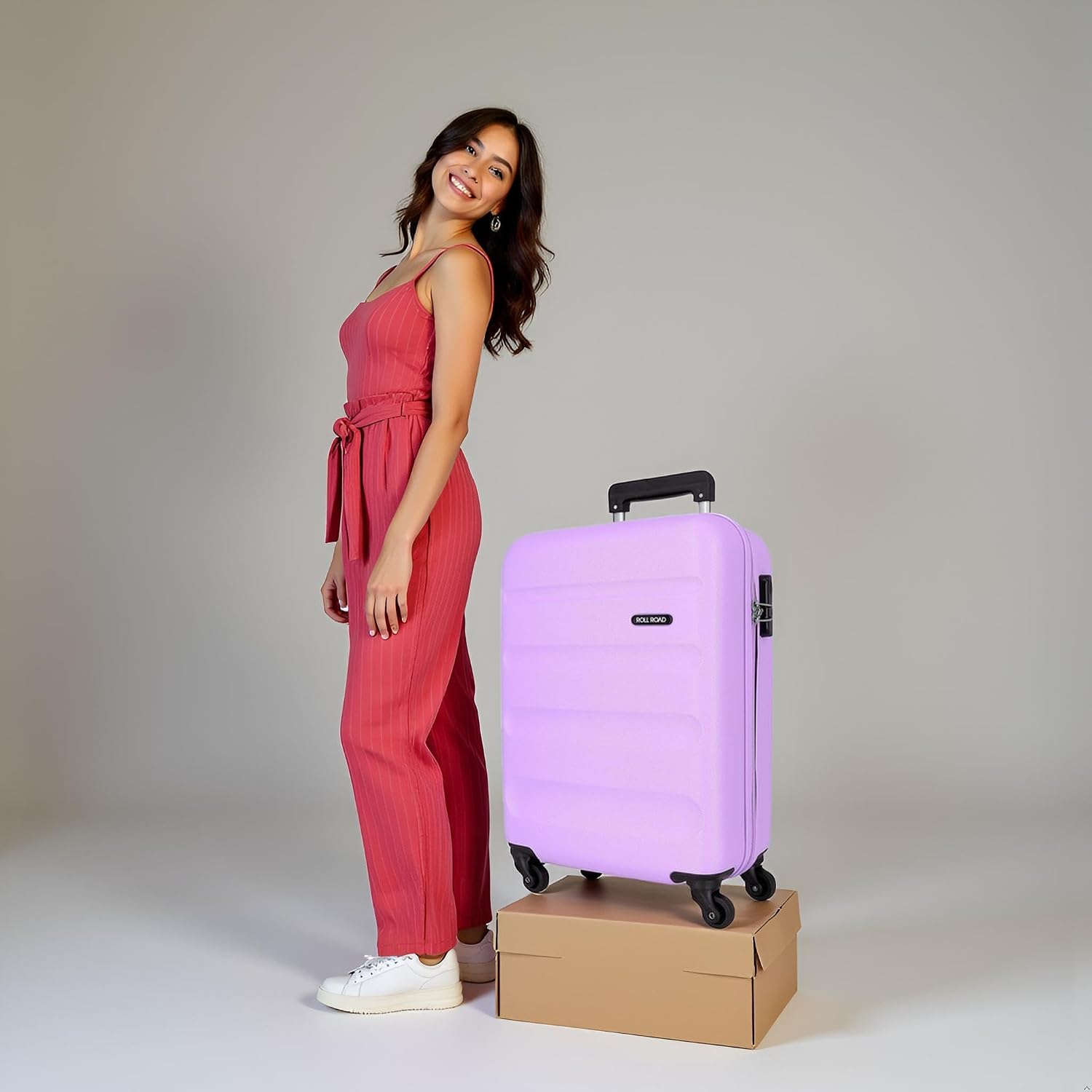 Detalle 2 de Roll Road Flex Maleta de cabina 35 L Azul