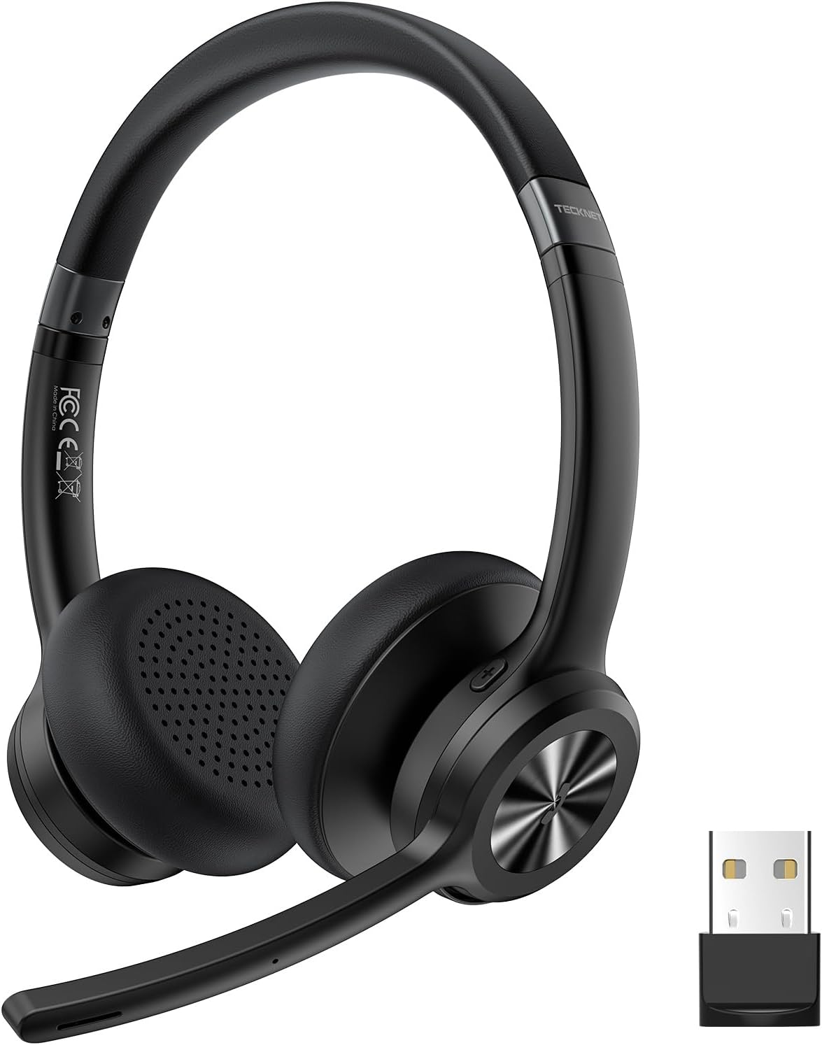 Thumbnail 6 de TECKNET Bluetooth Headset 50h playtime