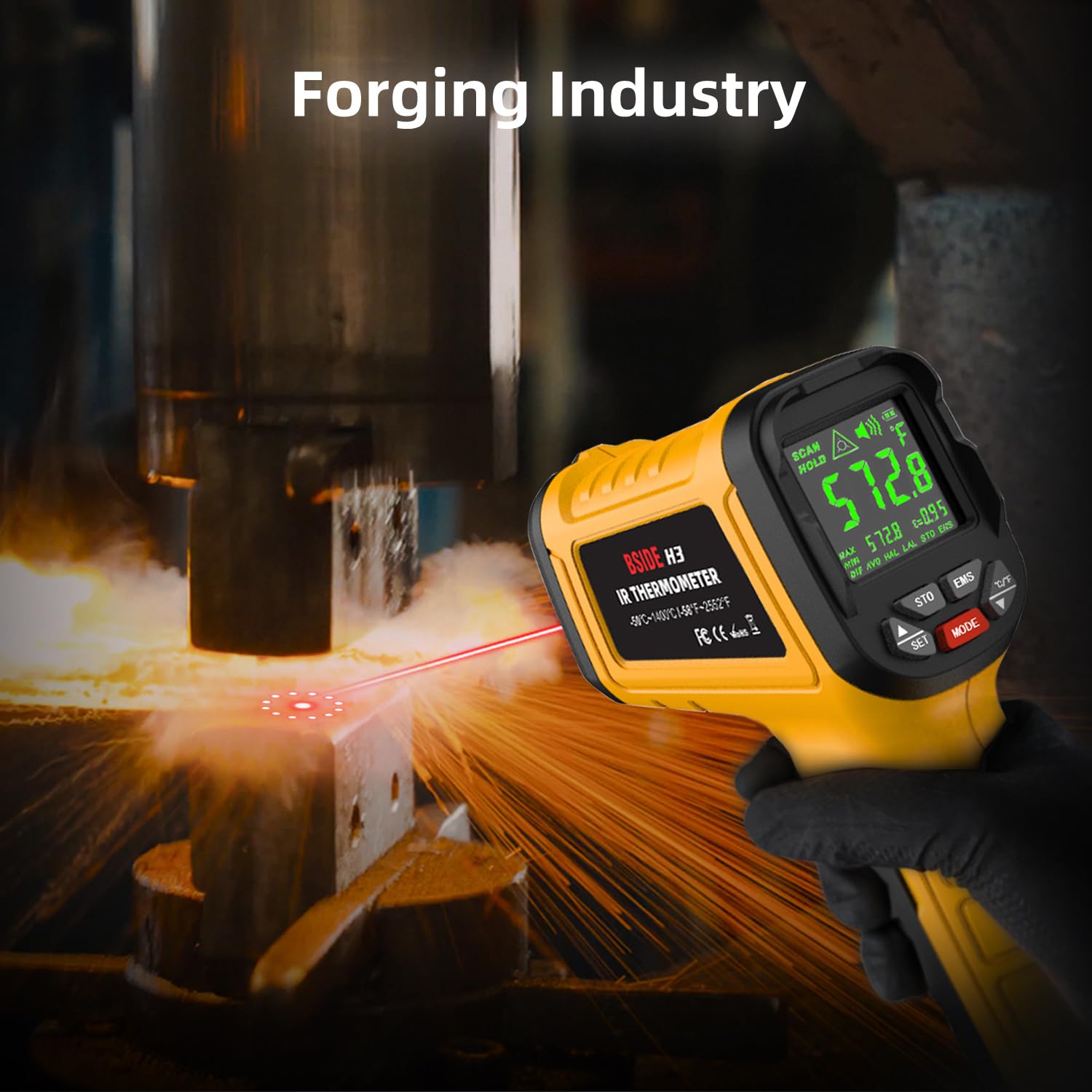 Detalle 1 de BSIDE Infrared Thermometer