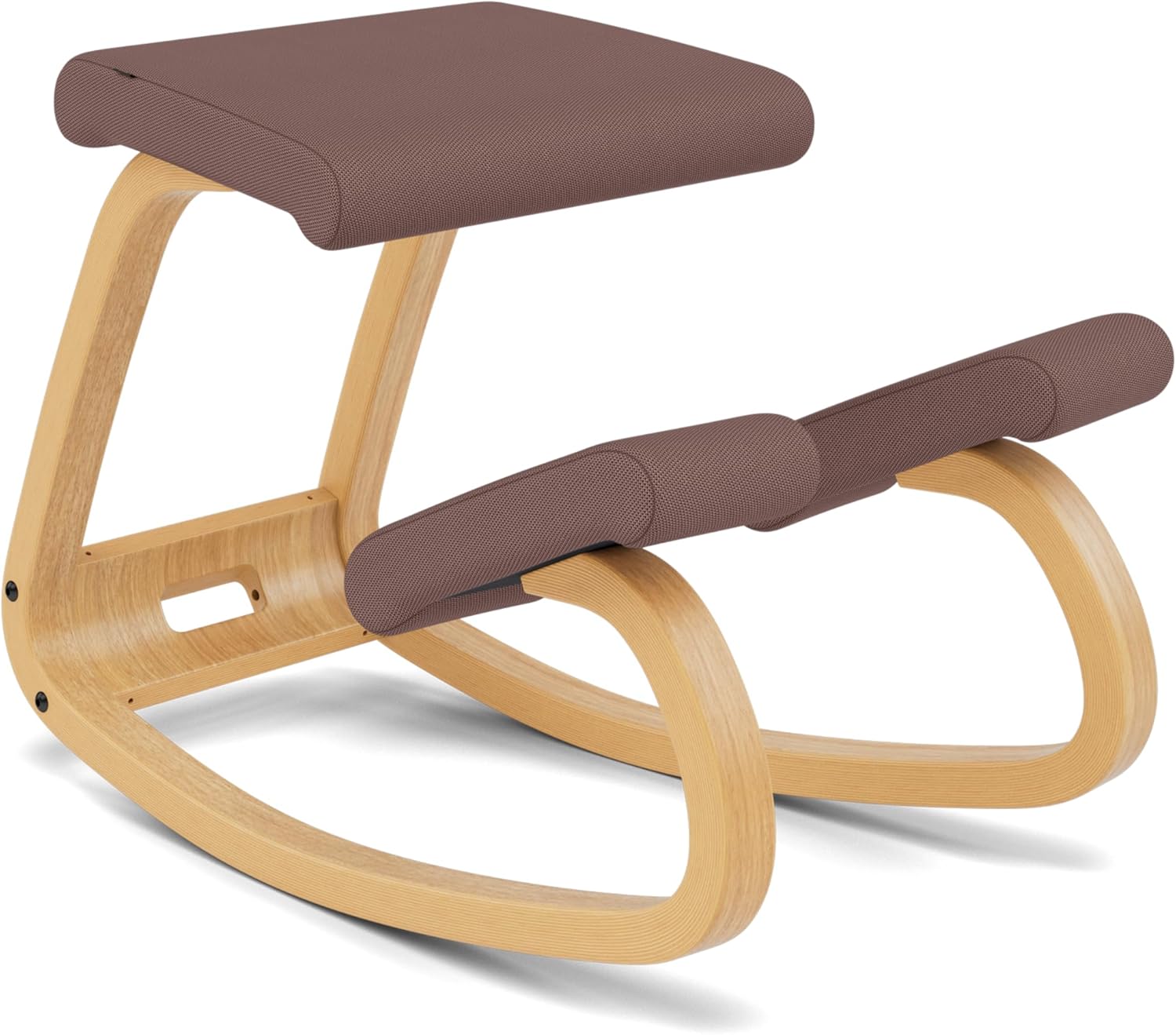 Varier Balans – sedia ergonomica in legno marrone/moka con movimento continuo per ufficio e casa