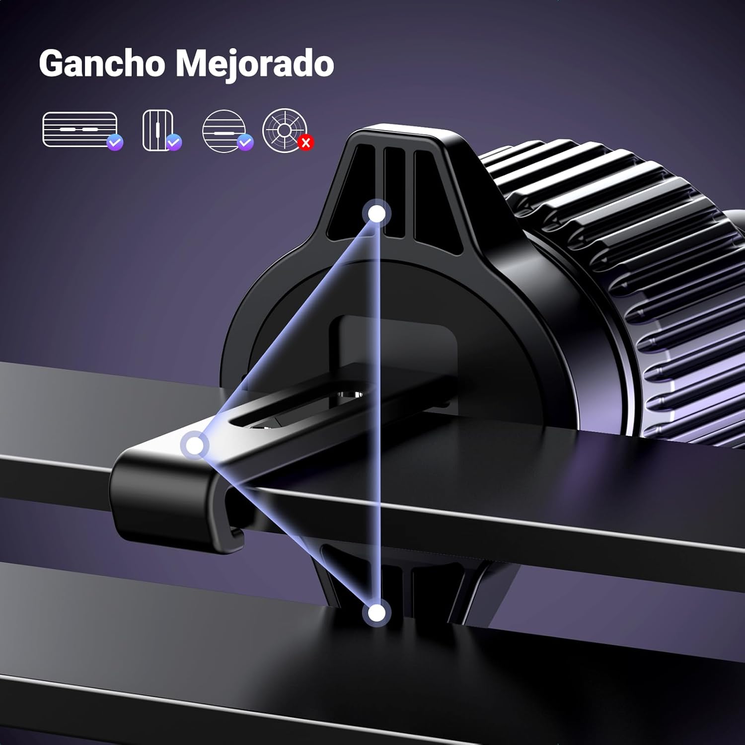 Thumbnail 4 de UGREEN Soporte Móvil Coche Magsafe 2 en 1 🚗 Magnetic para Salpicadero y Rejillas