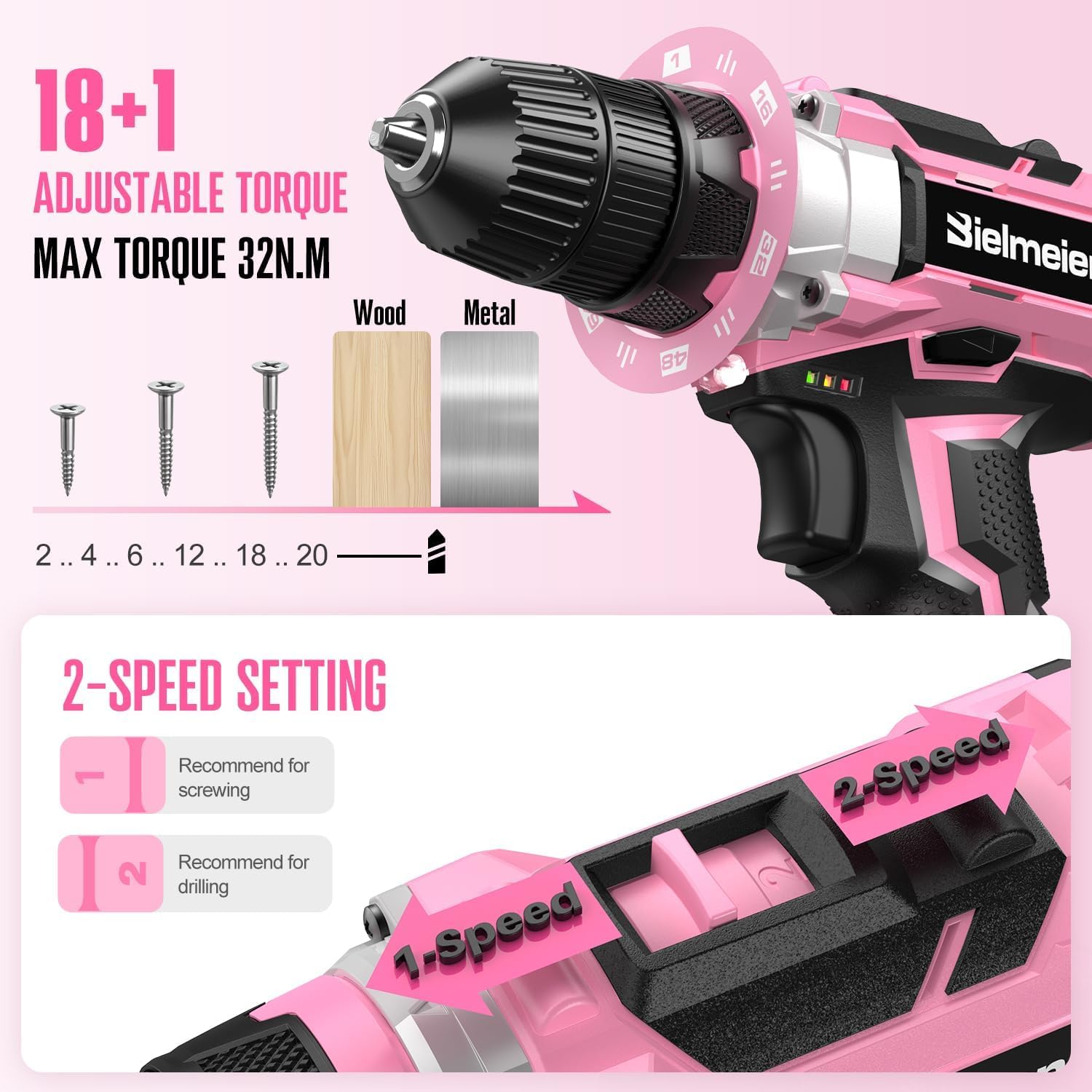 Thumbnail 6 de Bielmeier Cordless Drill Set 20V
