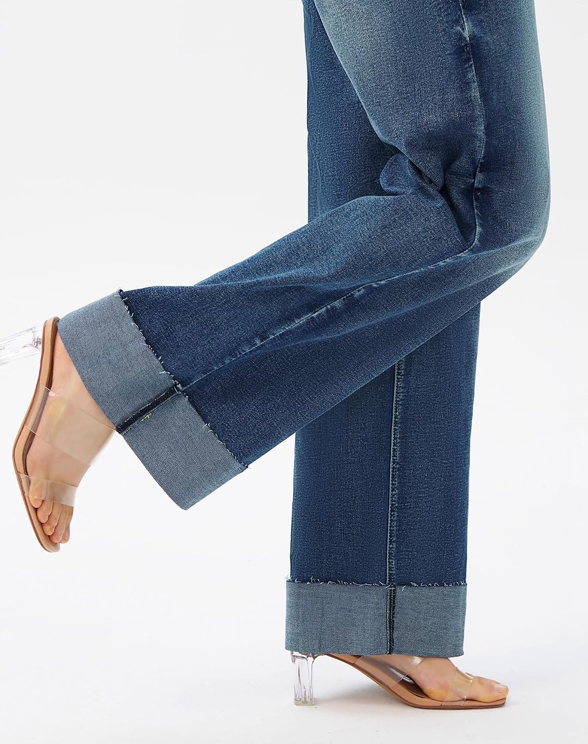 Thumbnail 6 de roswear Women's High Waisted Wide Leg Jeans