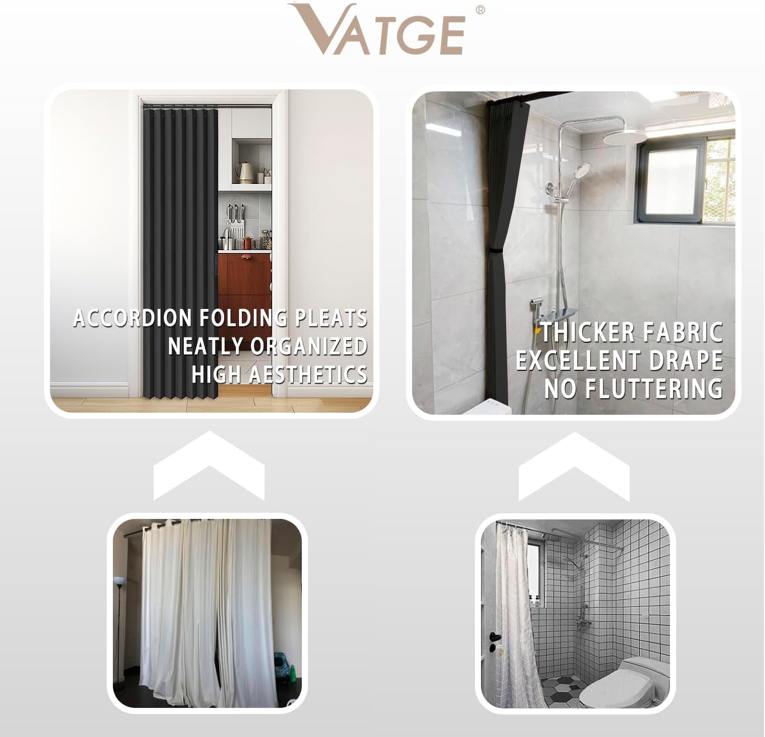 Thumbnail 6 de Vatge Doorway Curtain, W52 x L78