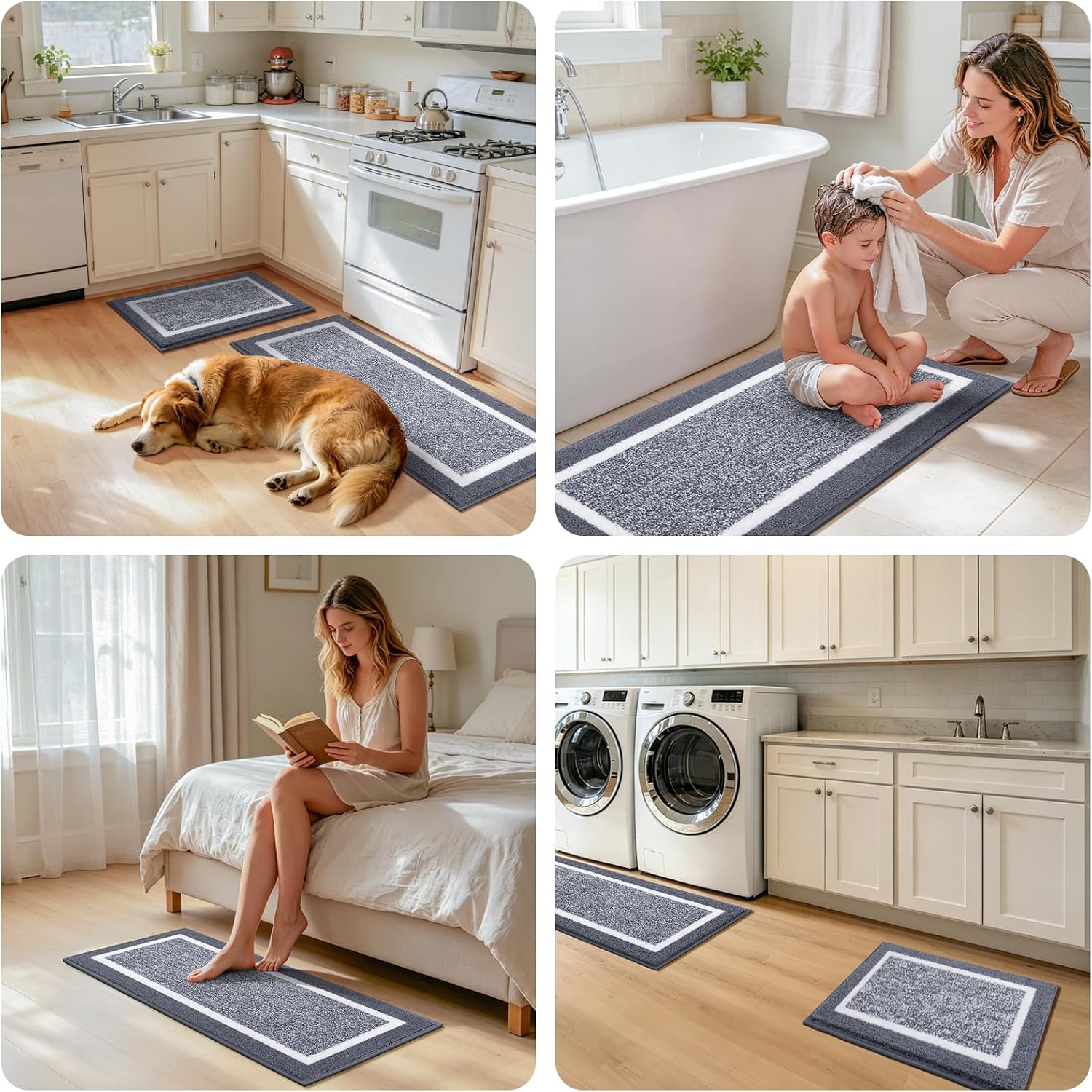Thumbnail 6 de Pauwer Bath Rug Set 3‑Piece