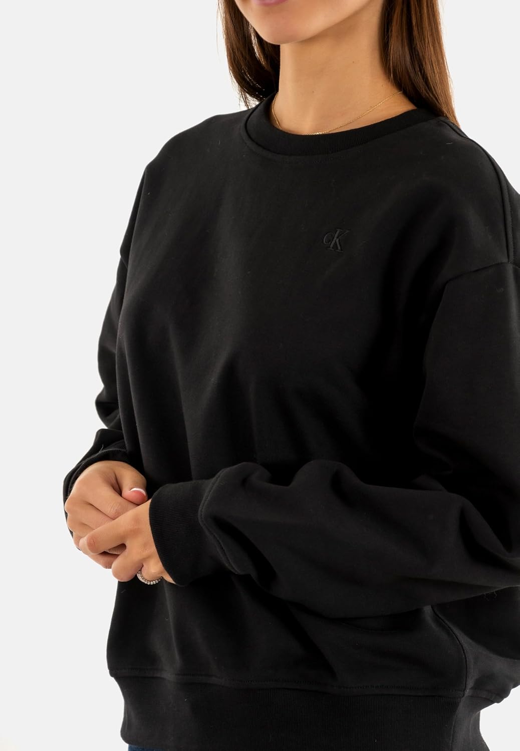 Detalle 2 de Calvin Klein Sudadera Archive Logo French Terry