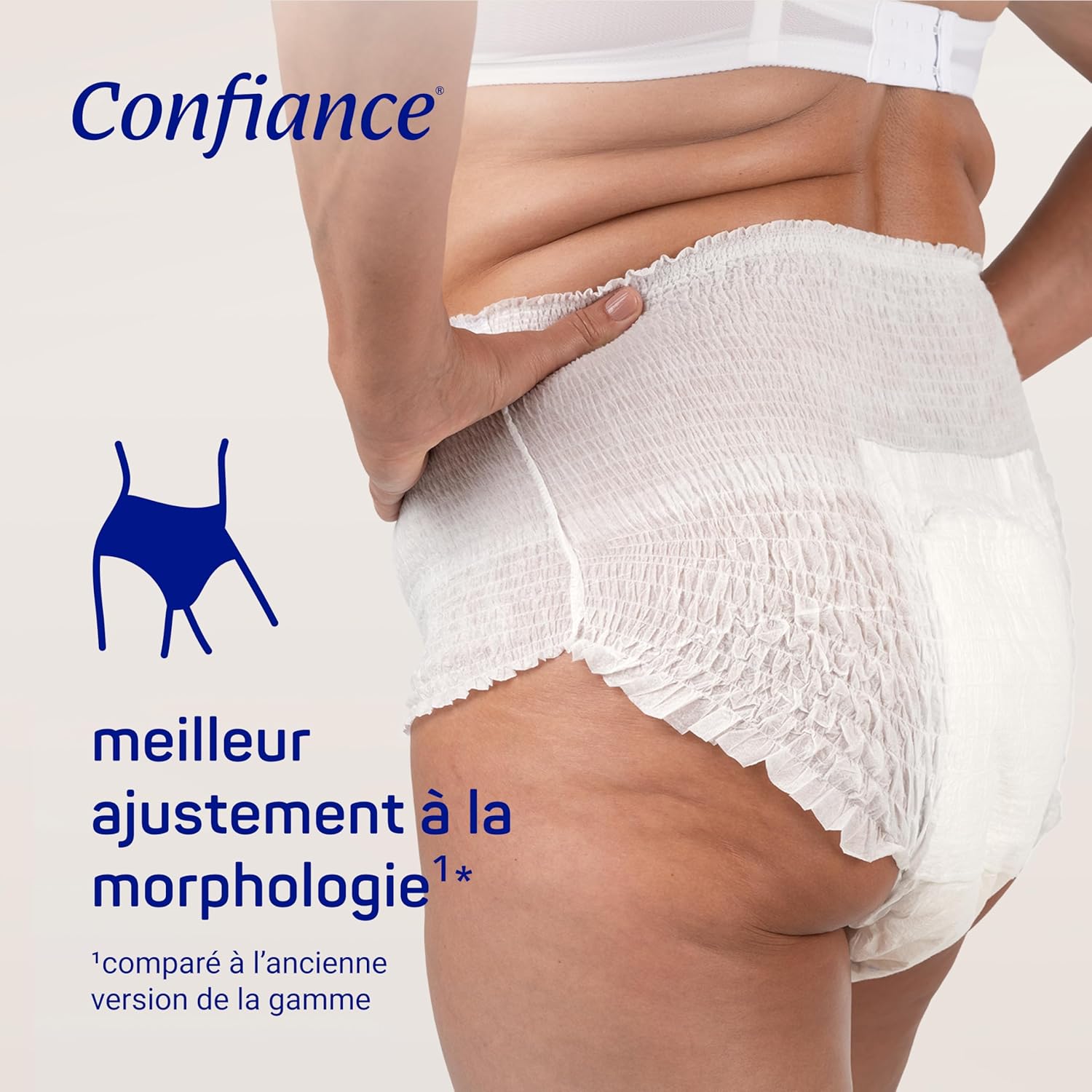 Thumbnail 4 de Confiance Mobile Slips Absorbants – Niveau d'absorption 8 gouttes, Taille L, 14 unités