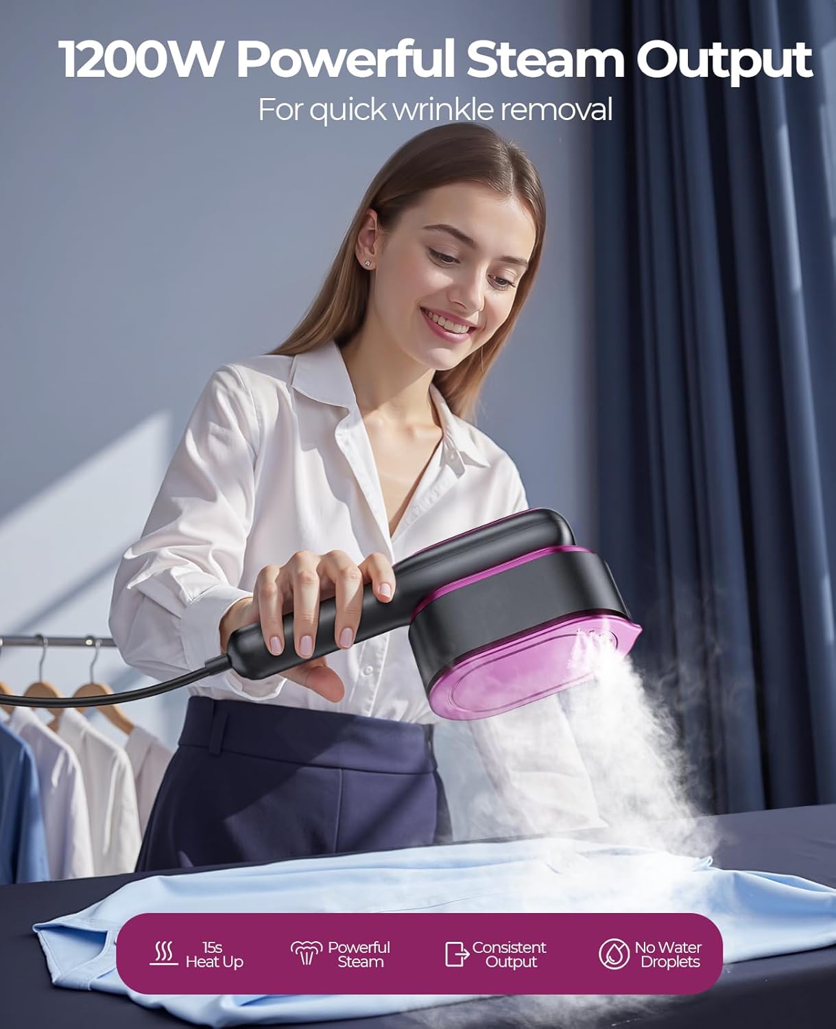 Thumbnail 2 de YOZLNFO Travel Steamer 2-in-1